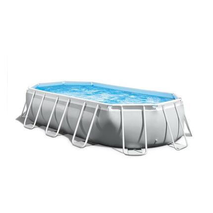 Intex Prism Frame Oval Pool Swimming Pool 610x305x122 cm Schwimmbad Filterpumpe