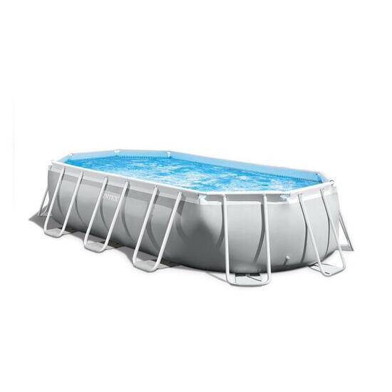 Intex Prism Frame Oval Pool Swimming Pool 610x305x122 cm Schwimmbad Filterpumpe