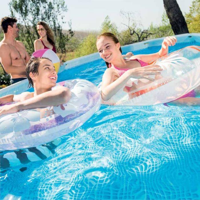 503 x 274 x 122 cm Intex Prism Frame Pool Set oval 4/7