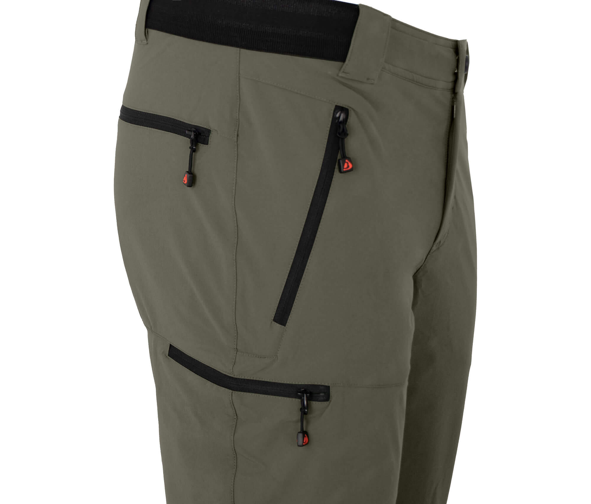 Herren Wanderhose leicht, strapazierfähig Grün 4/5