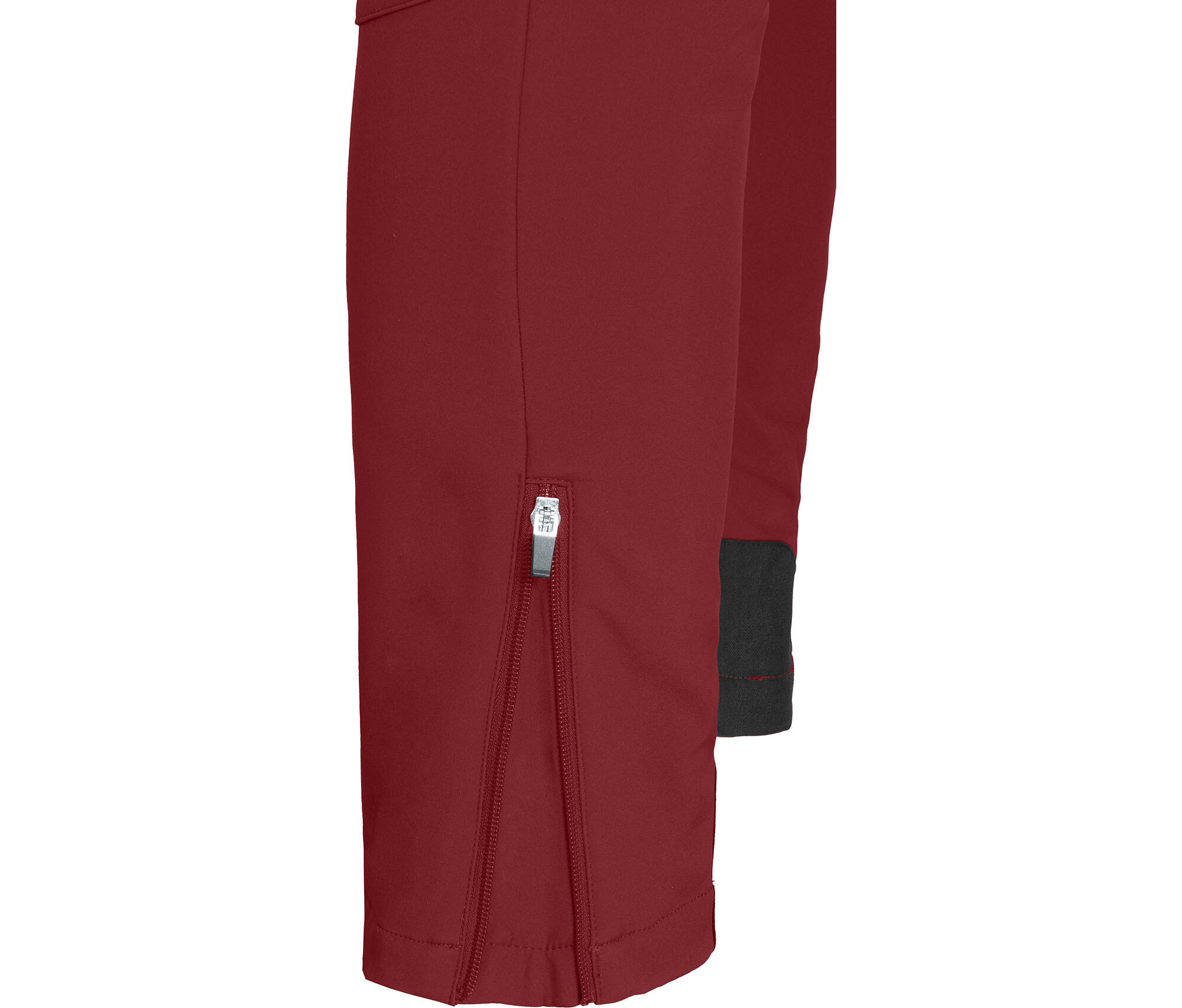 Winter Softshellhose mit warmem Innenfleece & elastischem Gesäßeinsatz Rot 4/4