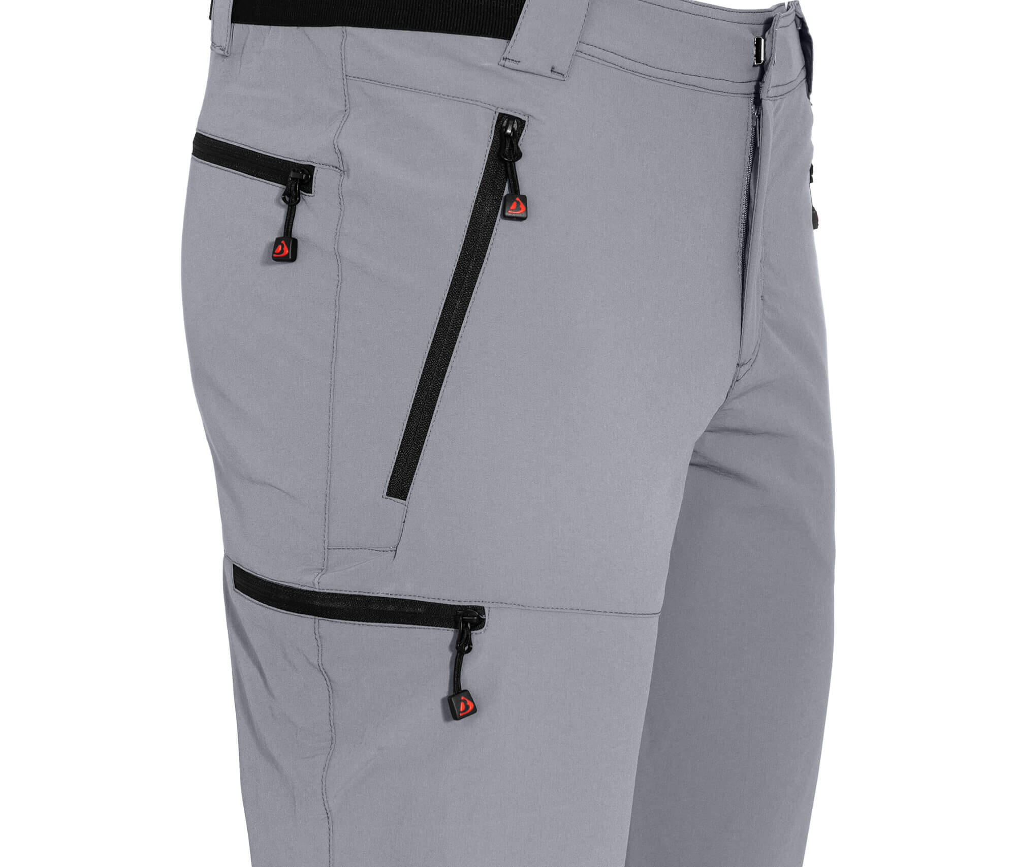 Herren Wanderhose leicht, strapazierfähig grau 4/5