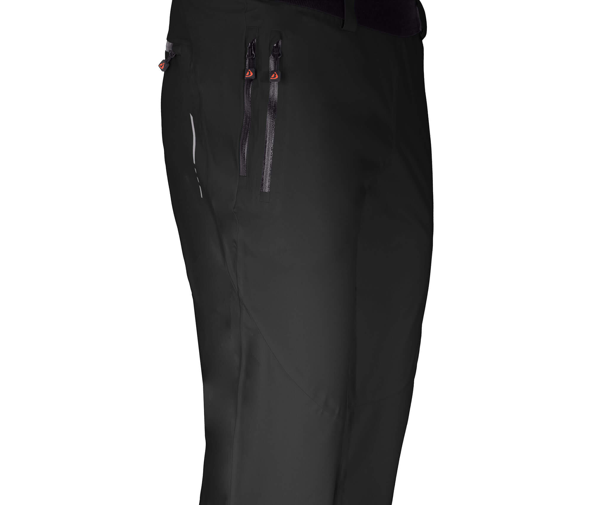 (Über-) Regenhose leicht wattiert, recycelt, 20000 mm Wassersäule Schwarz 3/5