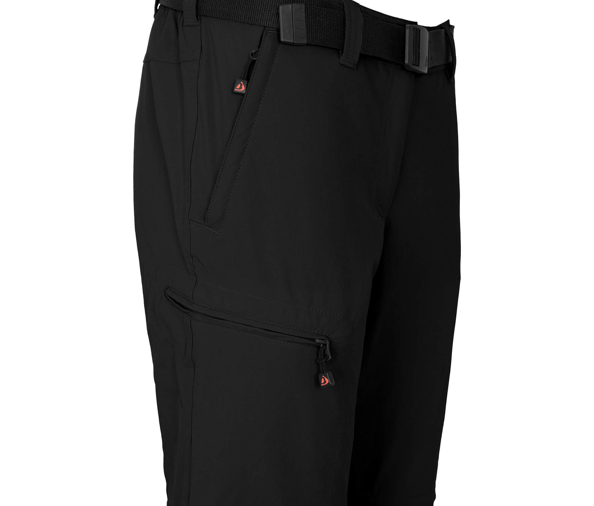 Wanderhose vielseitig pflegeleicht Schwarz 6/7