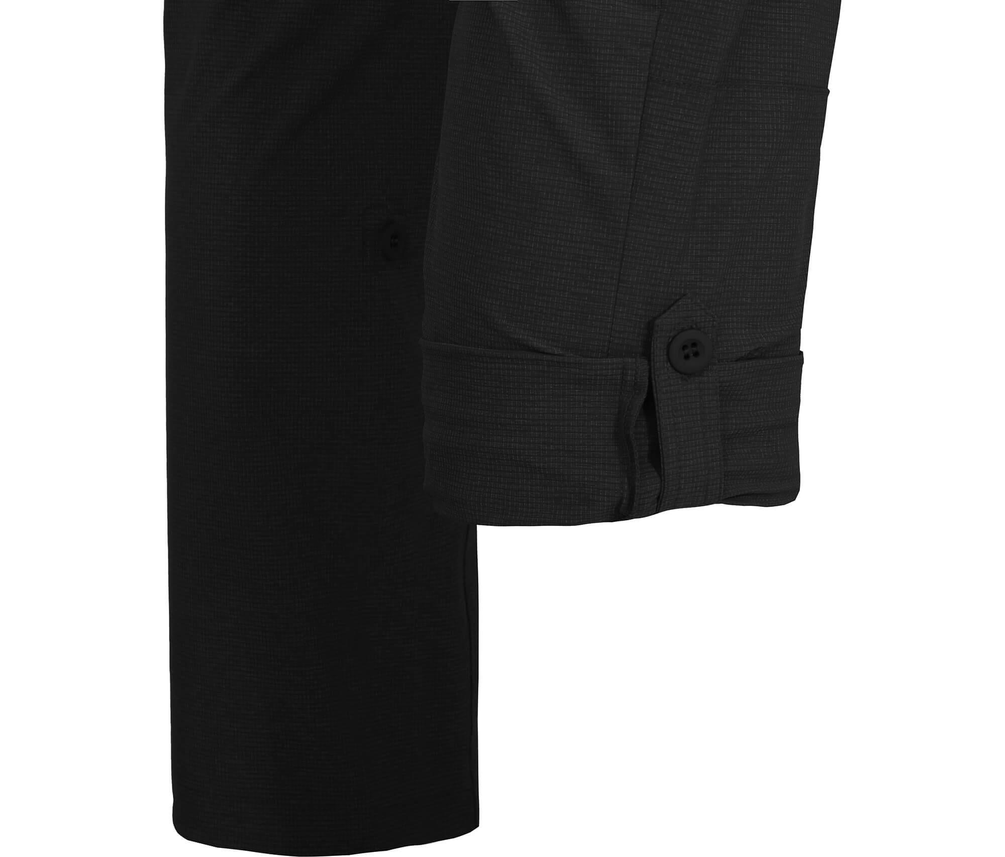 Herren Wanderhose robust, elastisch Schwarz 5/7