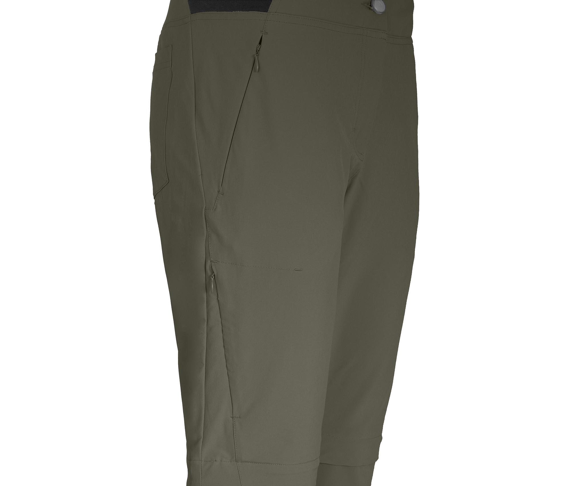 Damen Wanderhose recycelt, elastisch, sportlich Grün 5/7