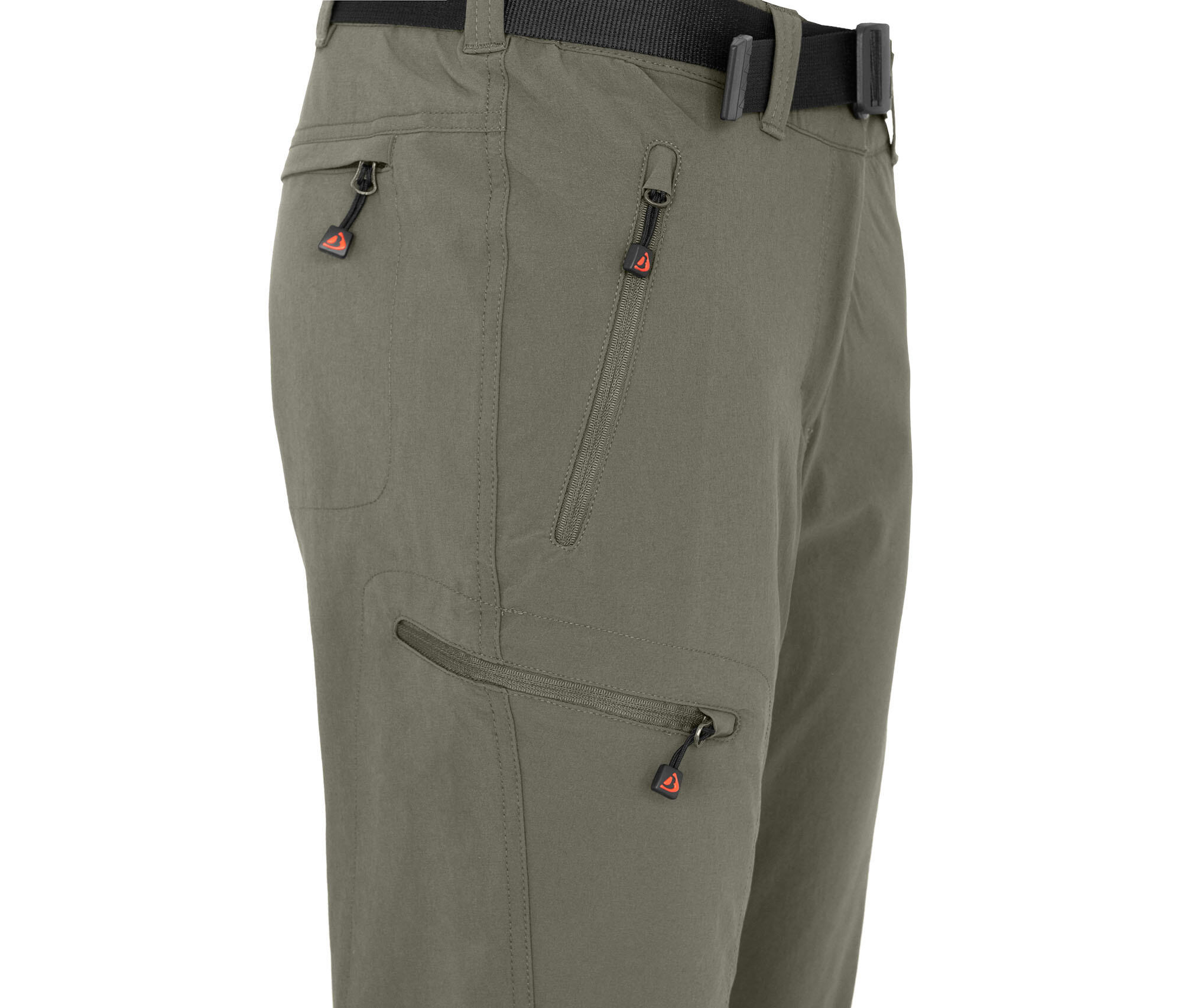 Winter-Wanderhose warm gefüttert, elastisch Grün 3/6