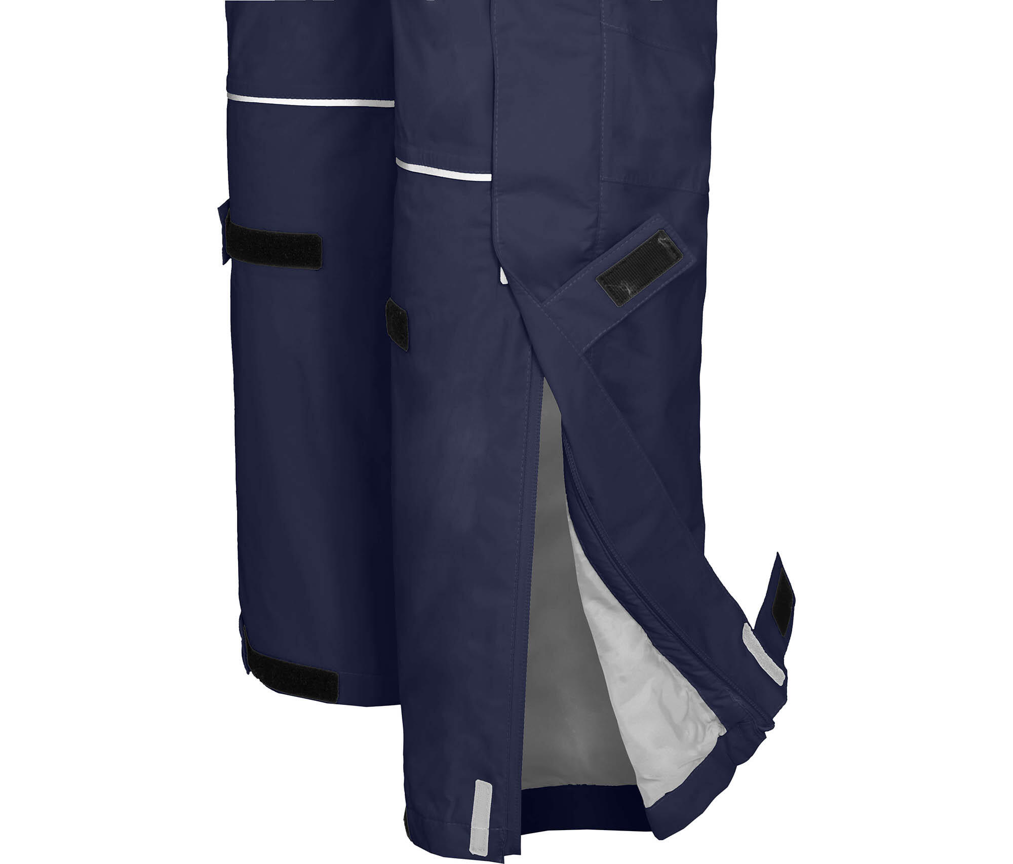 (Über-) Regenhose leicht wattiert, 12000 mm Wassersäule blau 5/7