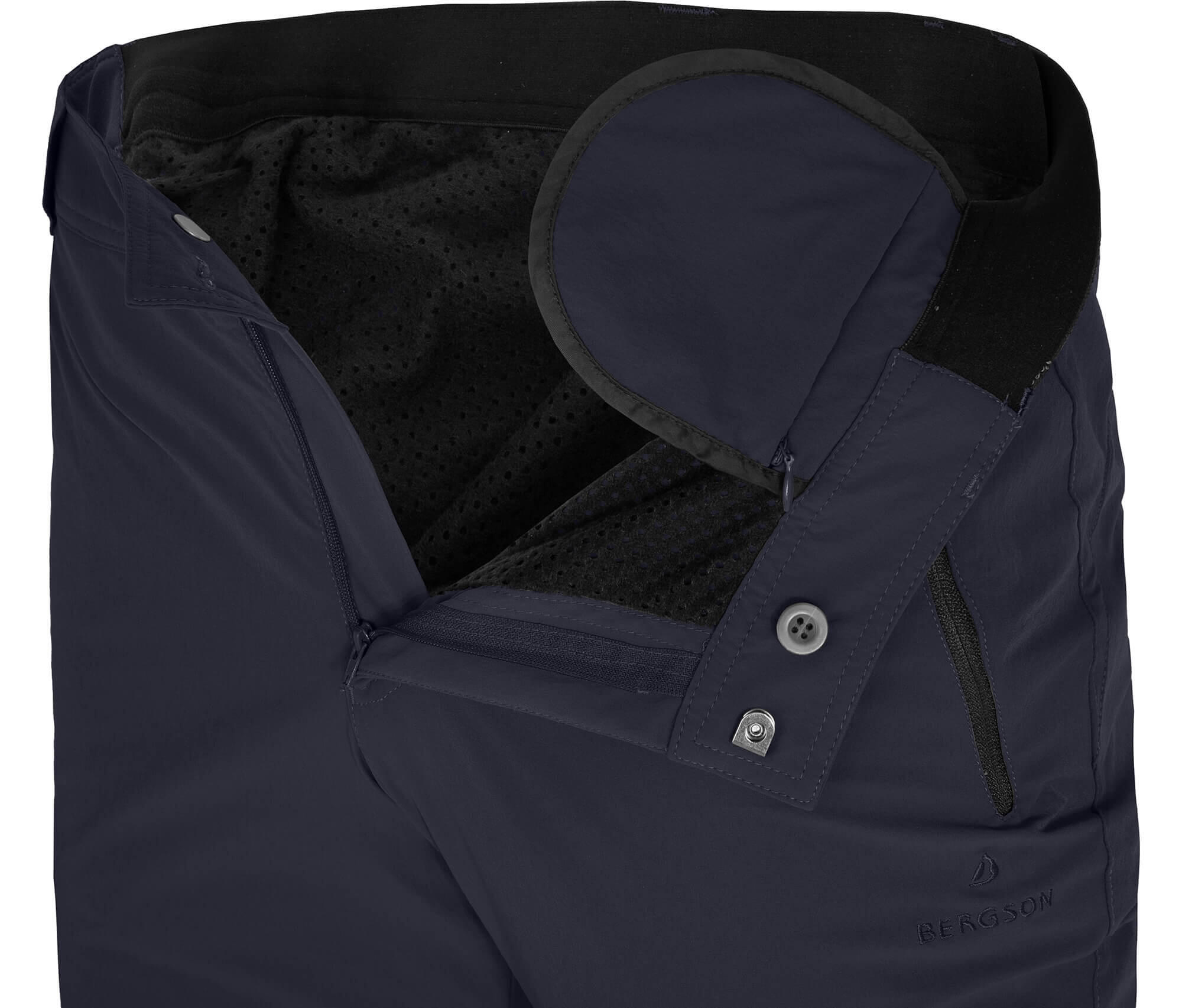 Herren Winter Wanderhose warm gefüttert, elastisch Blau 5/6