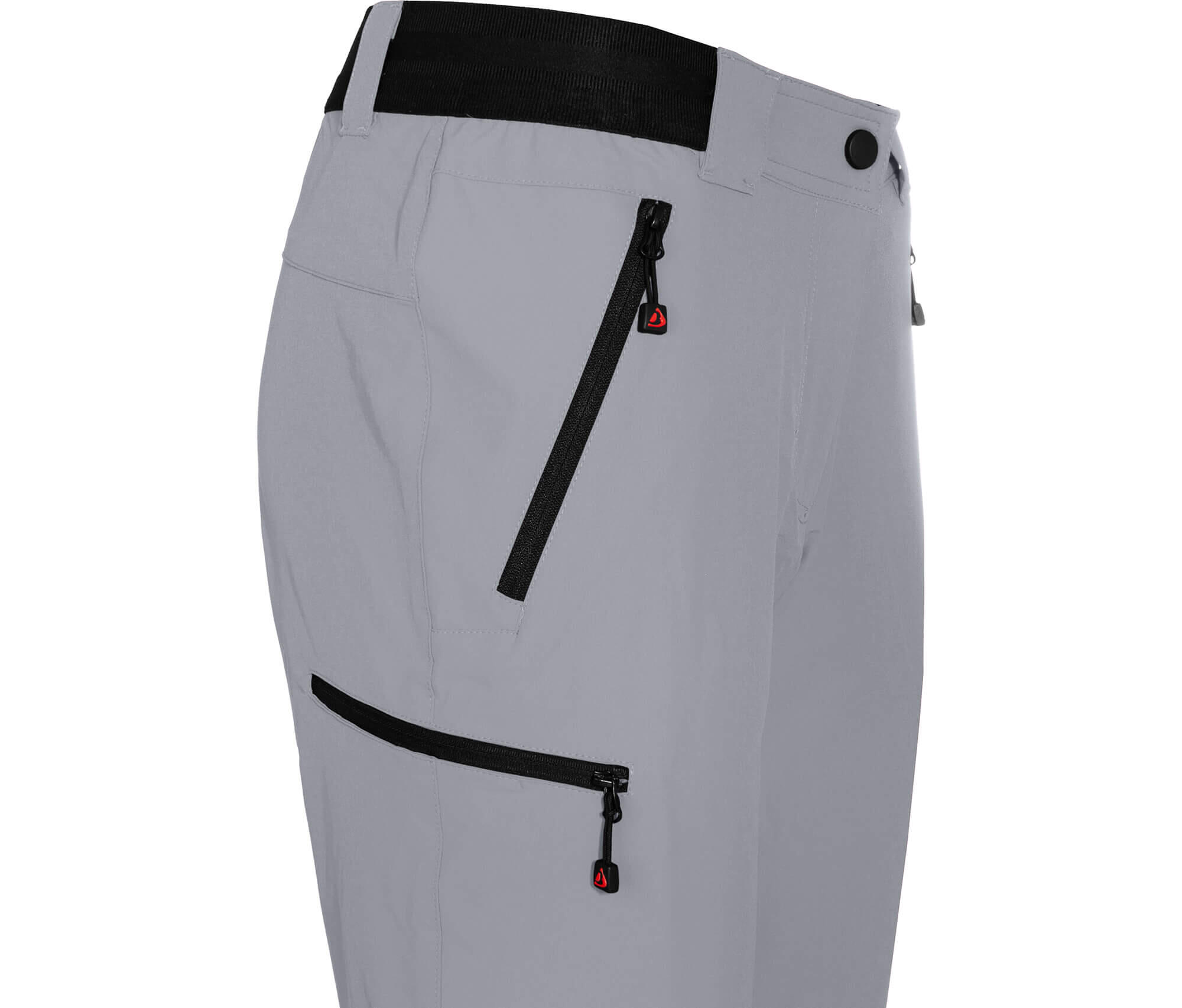 Damen Wanderhose leicht, strapazierfähig grau 5/7