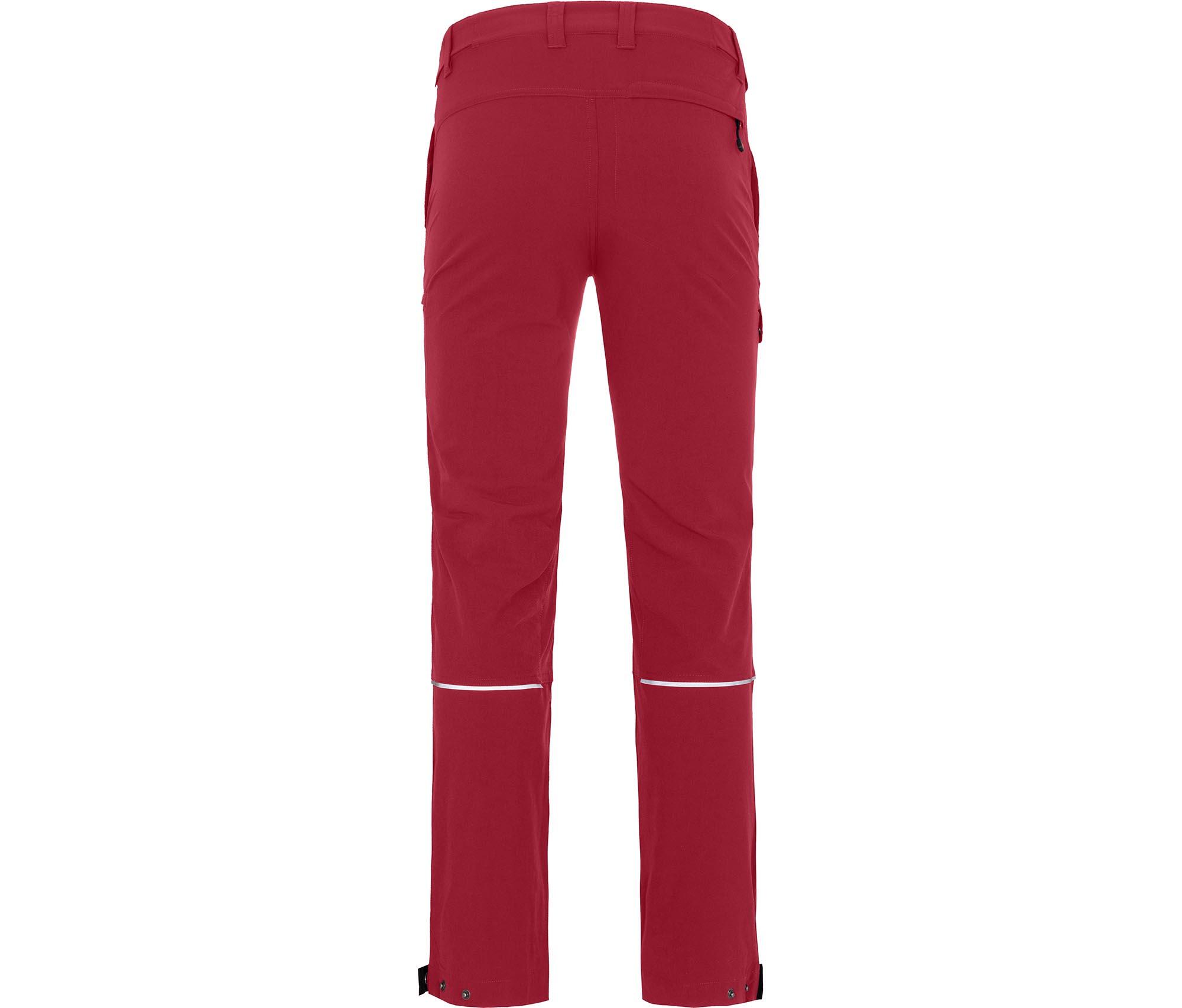 Herren Wanderhose vielseitig, viele Taschen Rot 2/6
