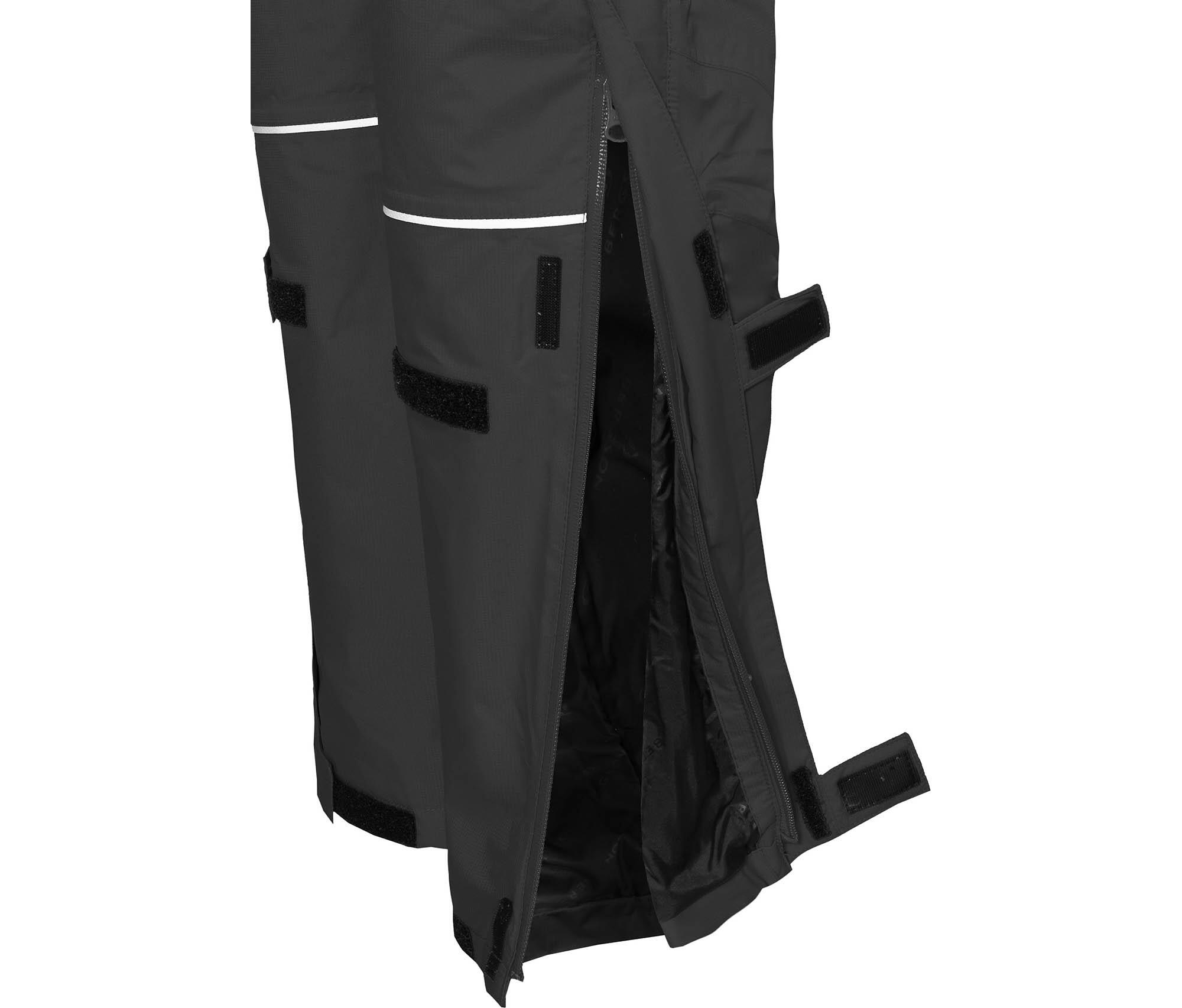(Über-) Regenhose leicht wattiert, 12000 mm Wassersäule Schwarz 4/4