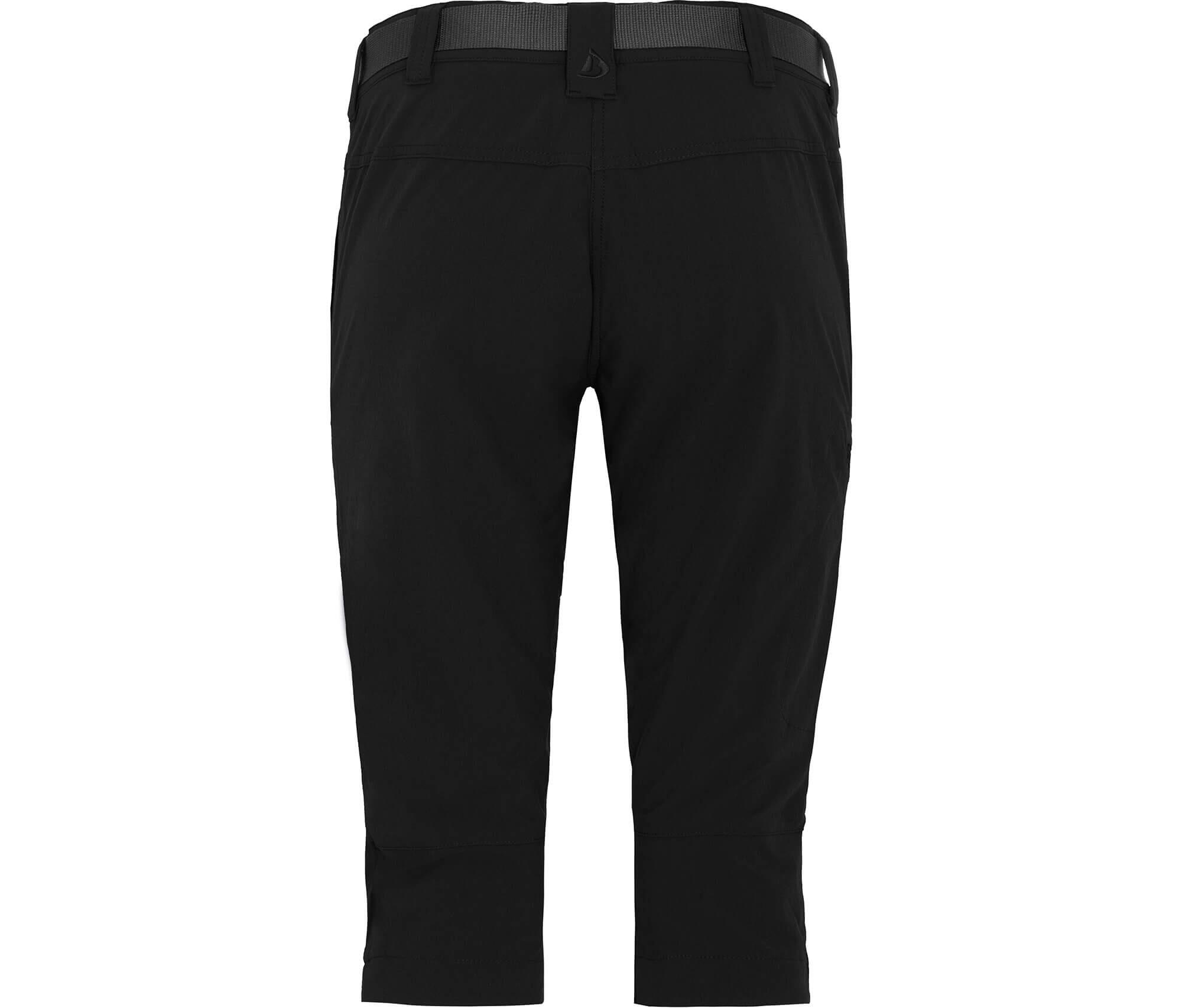 Damen 3/4 Wanderhose vielseitig, pflegeleicht Schwarz 2/4