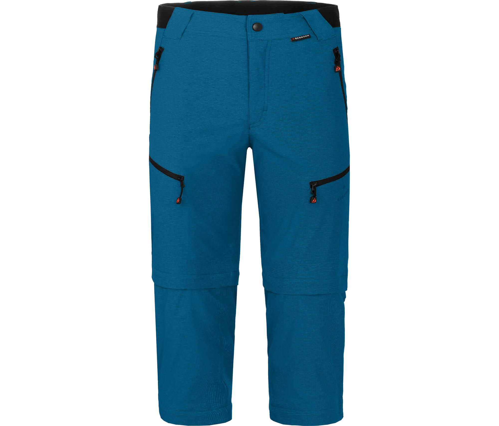 Herren Wanderhose robust elastisch Blau 3/7