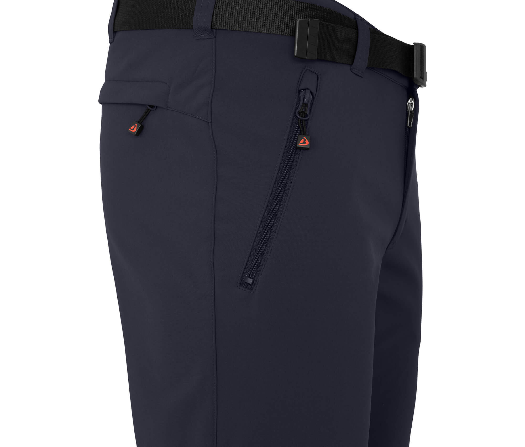 Winter Softshellhose winddicht, mit warmem Innenfleece Blau 3/5