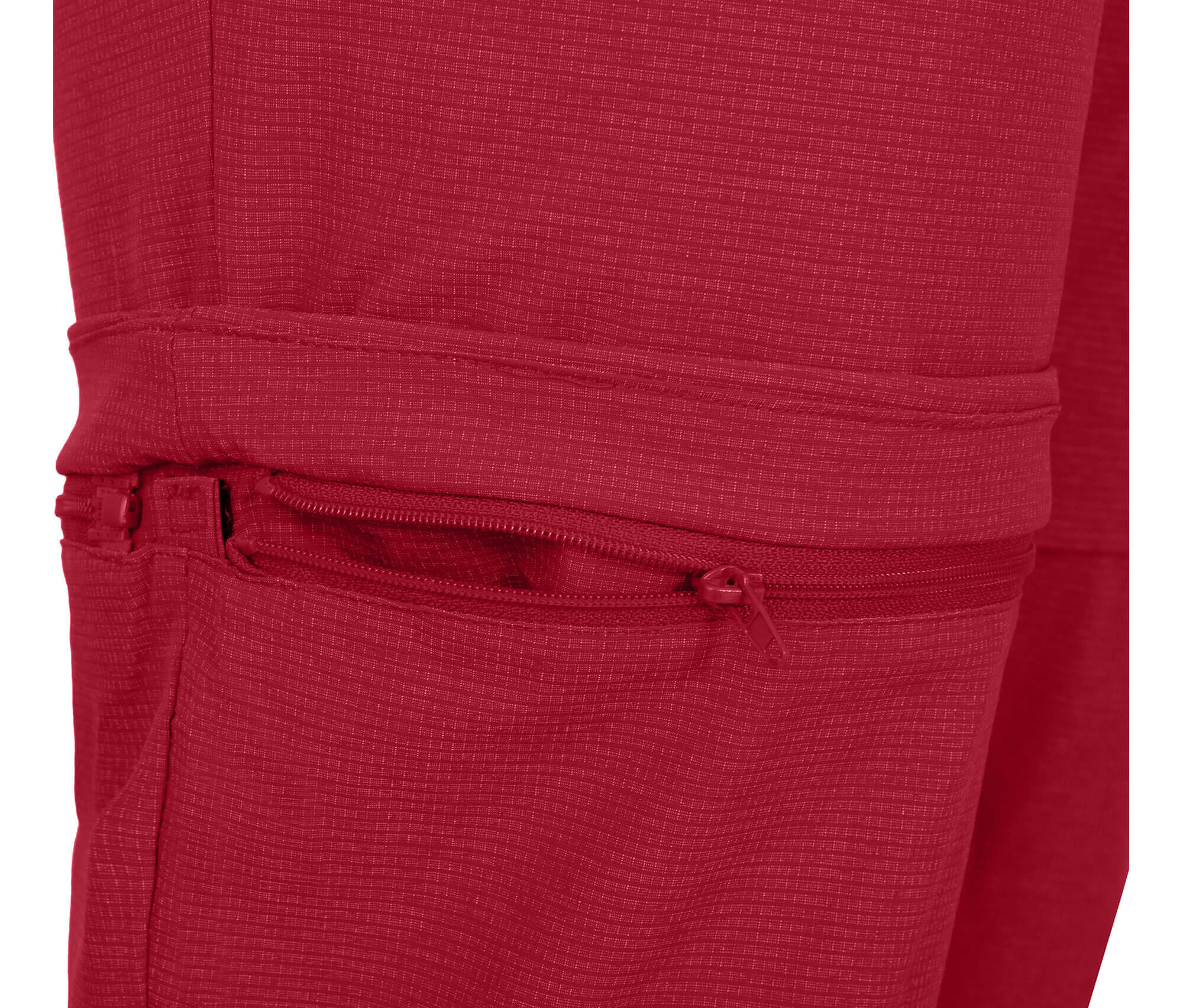 Wanderhose robust, elastisch Rot 5/7