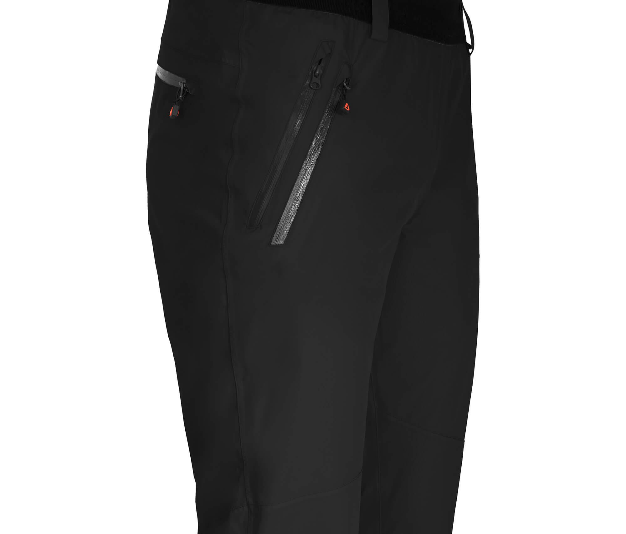 (Über-) Regenhose Netzfutter, 20000 mm Wassersäule Schwarz 3/5