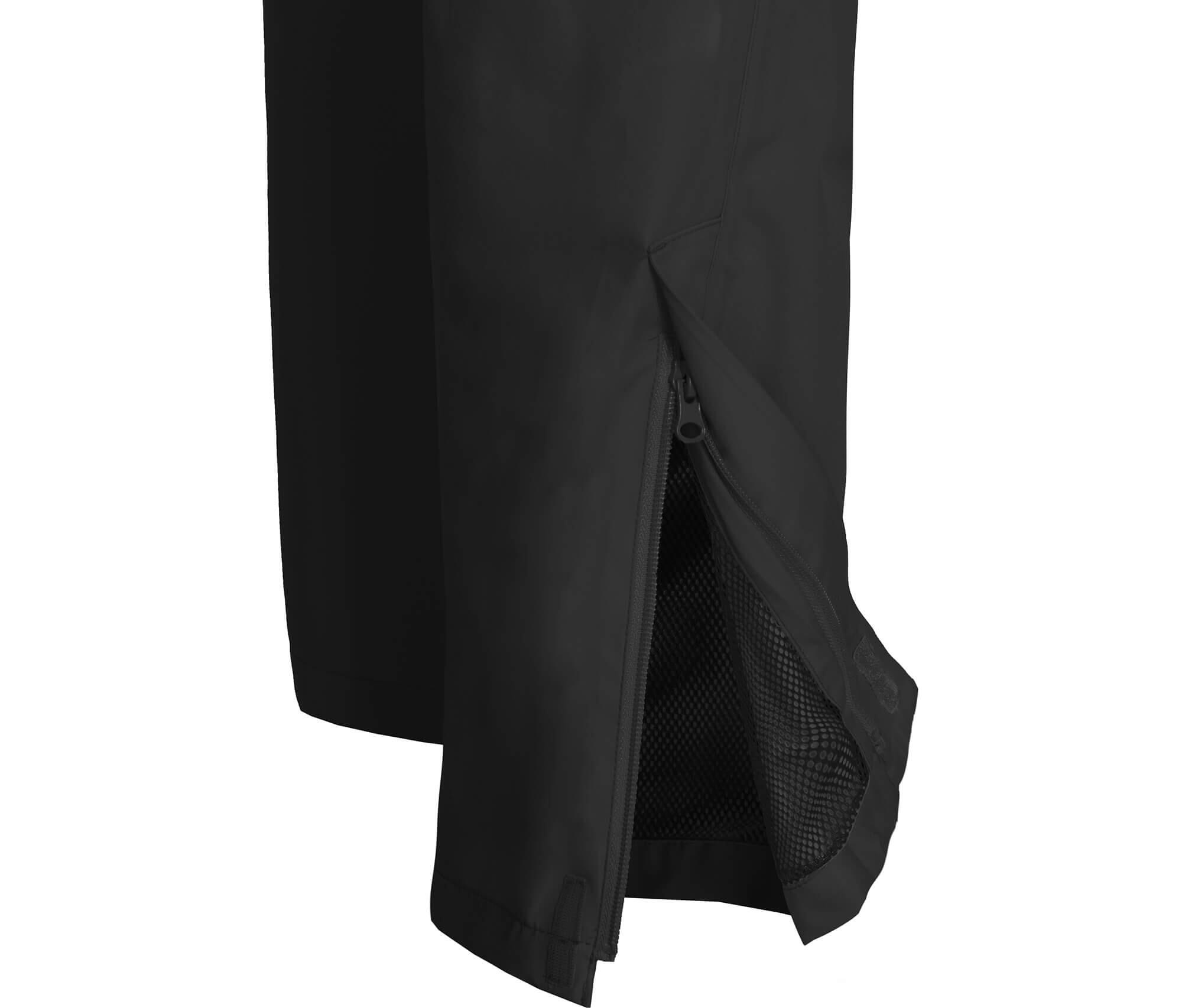(Über-) Regenhose Netzfutter, 20000 mm Wassersäule Schwarz 4/5