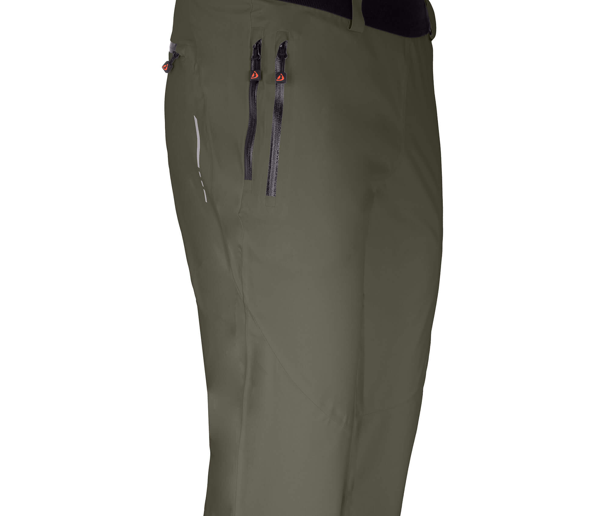 (Über-) Regenhose leicht wattiert, recycelt, 20000 mm Wassersäule Grün 3/5