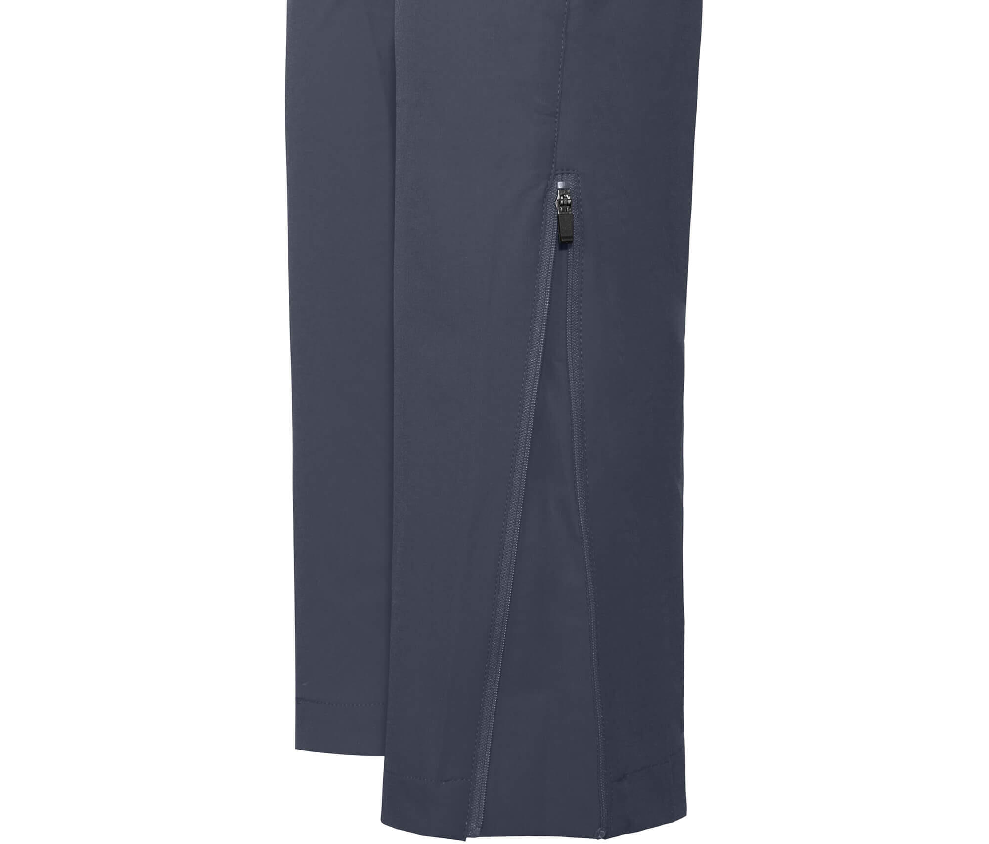 Damen Wanderhose leicht strapazierfähig Grau 6/7