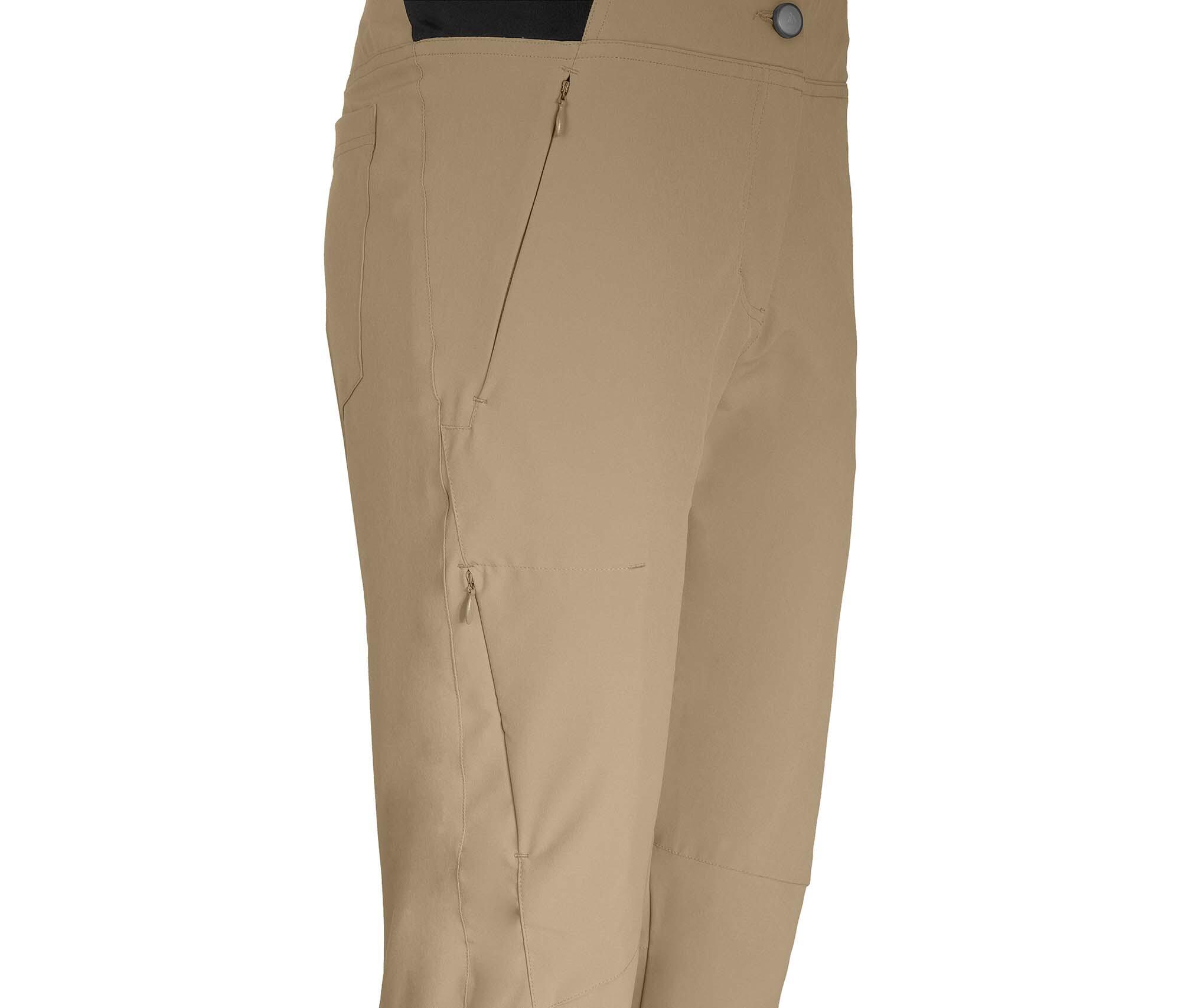 Damen Wanderhose recycelt, elastisch, sportlich Beige 3/5