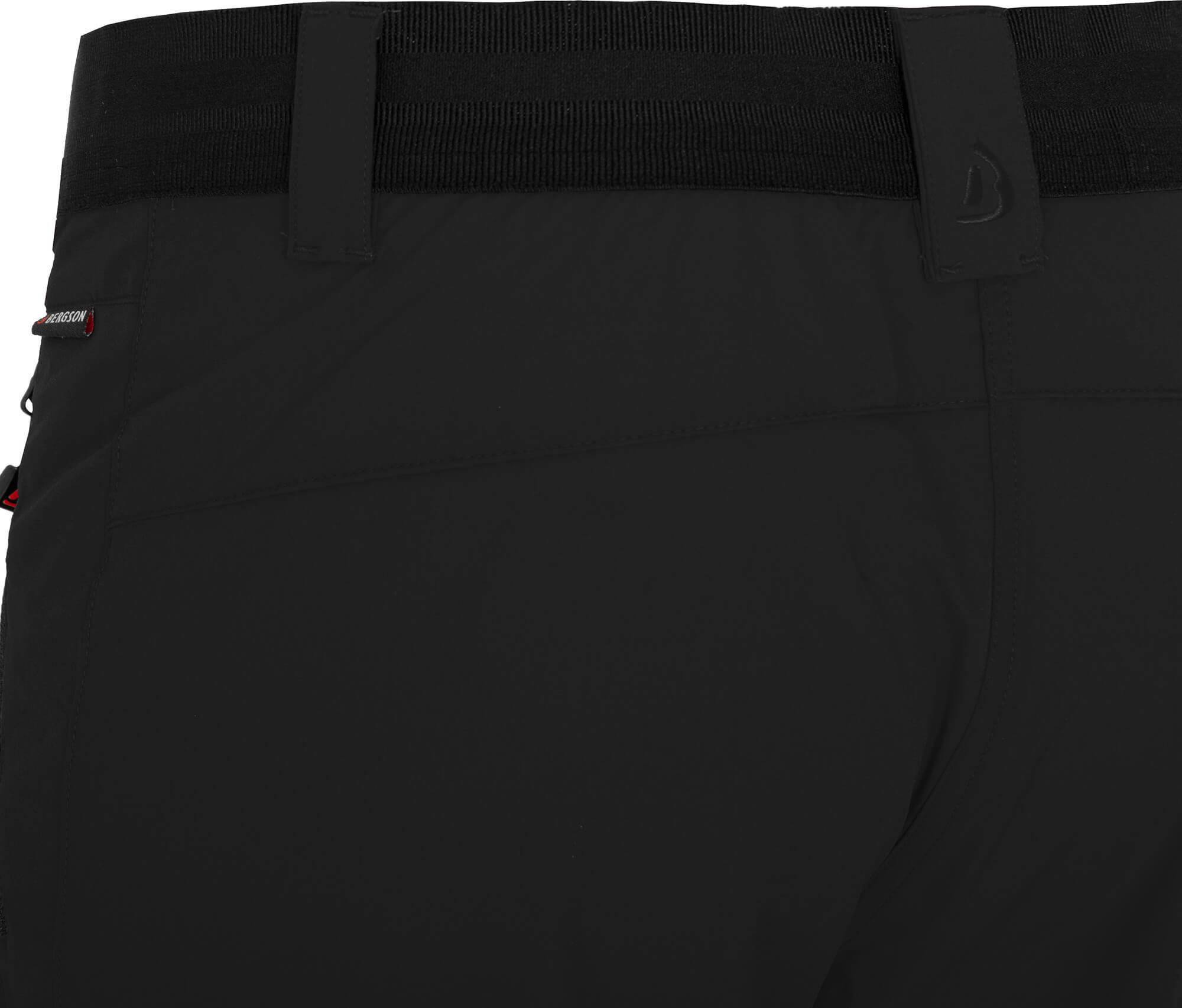 Damen Wanderhose leicht, strapazierfähig Schwarz 3/5
