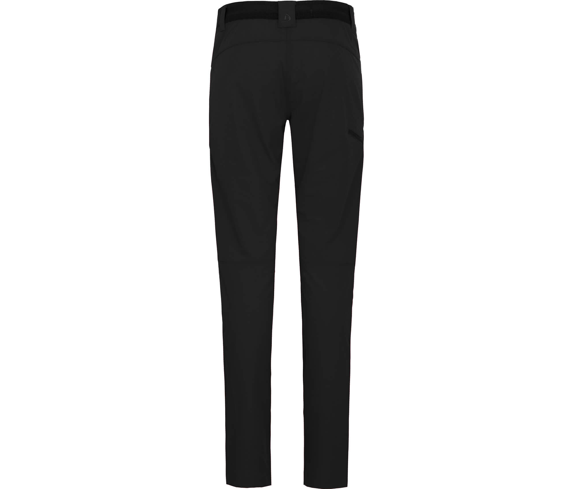 Damen Wanderhose leicht, strapazierfähig Schwarz 2/5
