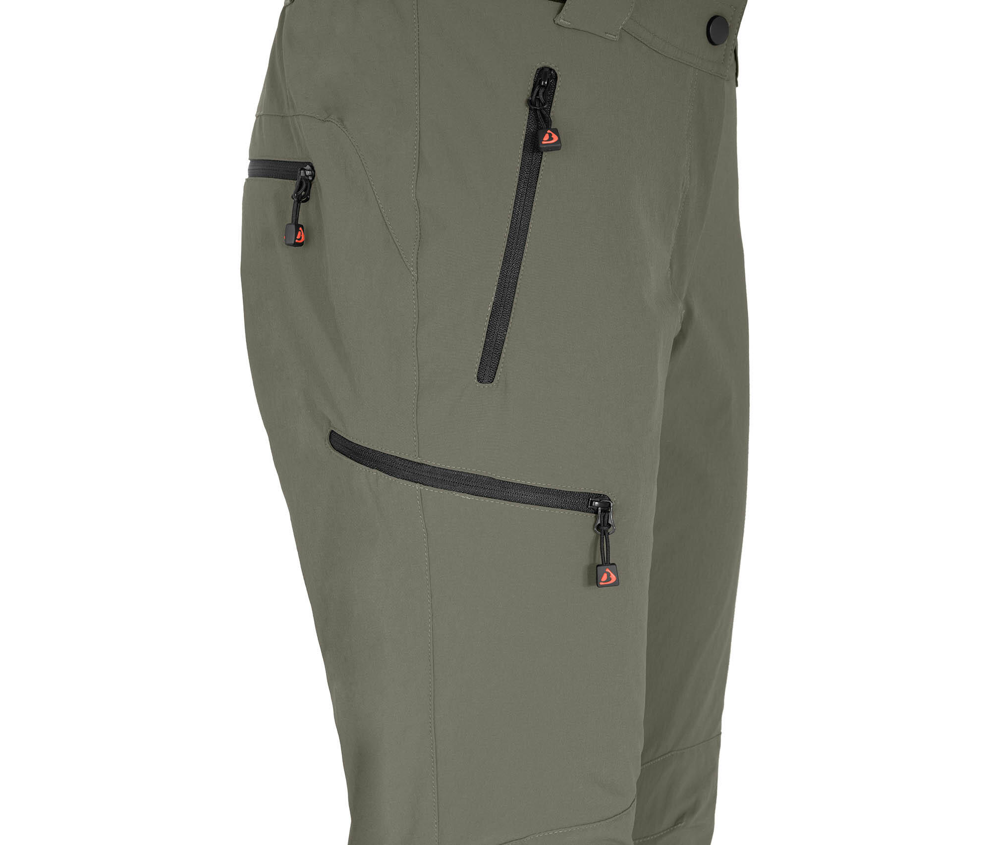 Damen Winter-Wanderhose warm gefüttert, elastisch Grün 3/7
