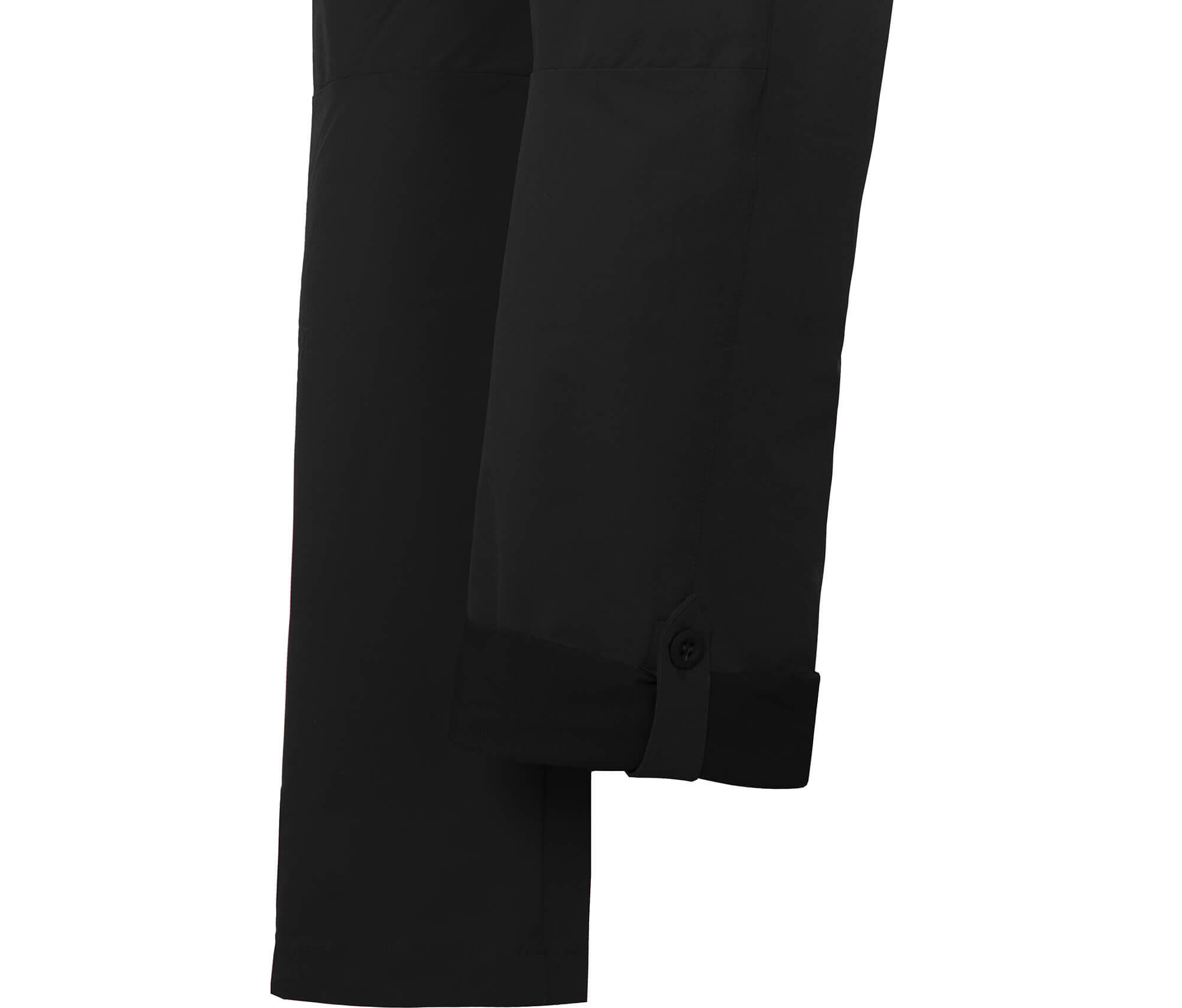 Damen Wanderhose leicht, strapazierfähig Schwarz 5/5