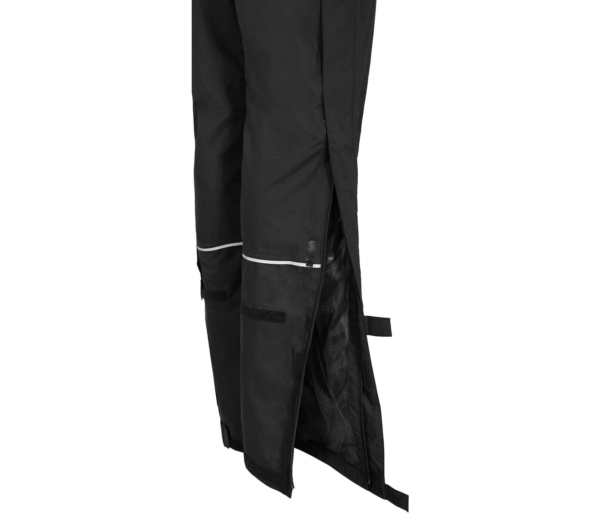 Regenhose Netzfutter, 12000 mm Wassersäule Schwarz 4/4