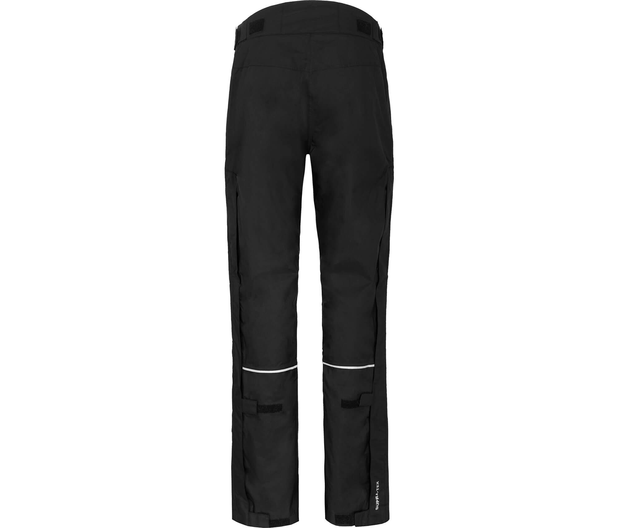 Regenhose Netzfutter, 12000 mm Wassersäule Schwarz 2/4