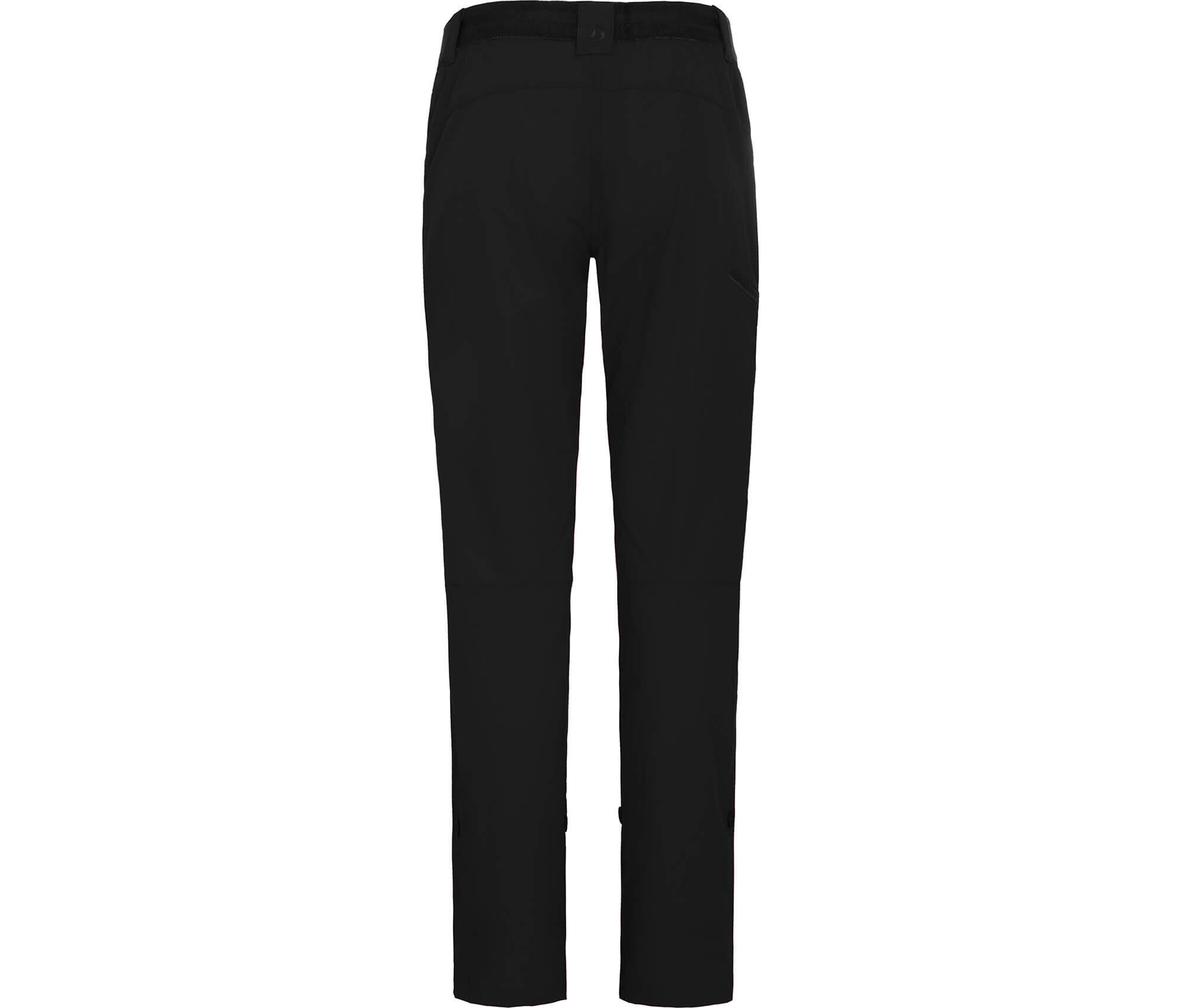 Damen Wanderhose leicht, strapazierfähig Schwarz 2/5