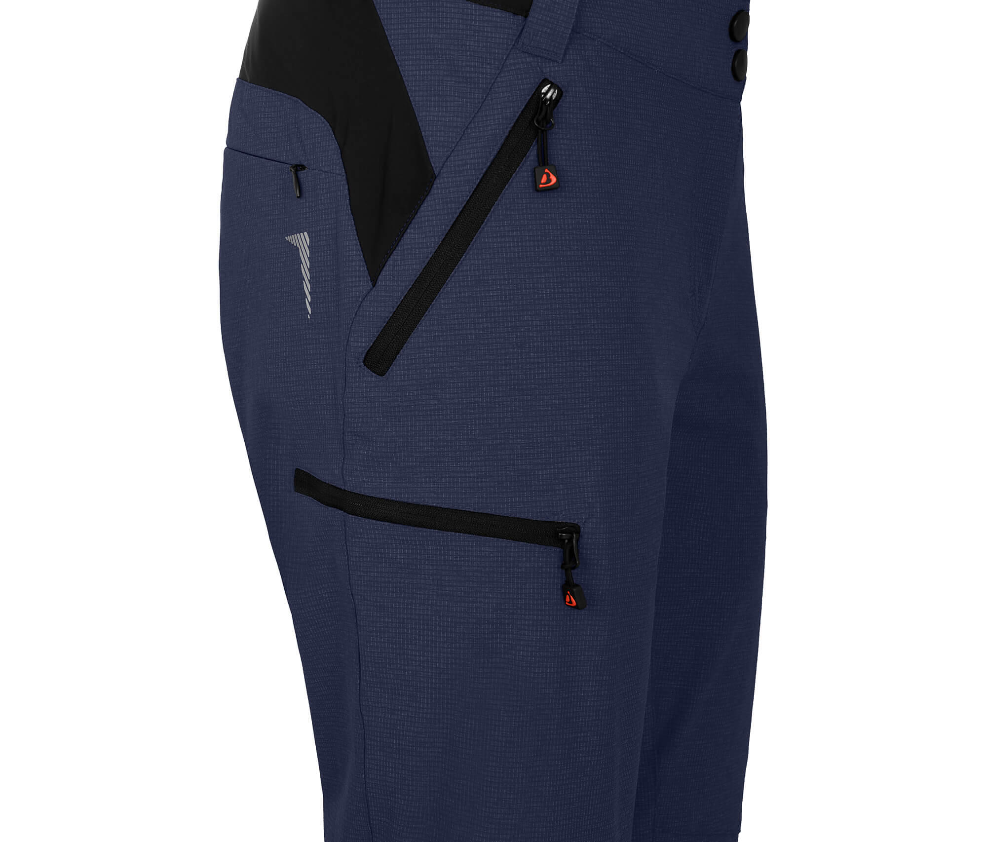 Damen 3/4 Wanderhose robust, elastisch blau 3/6