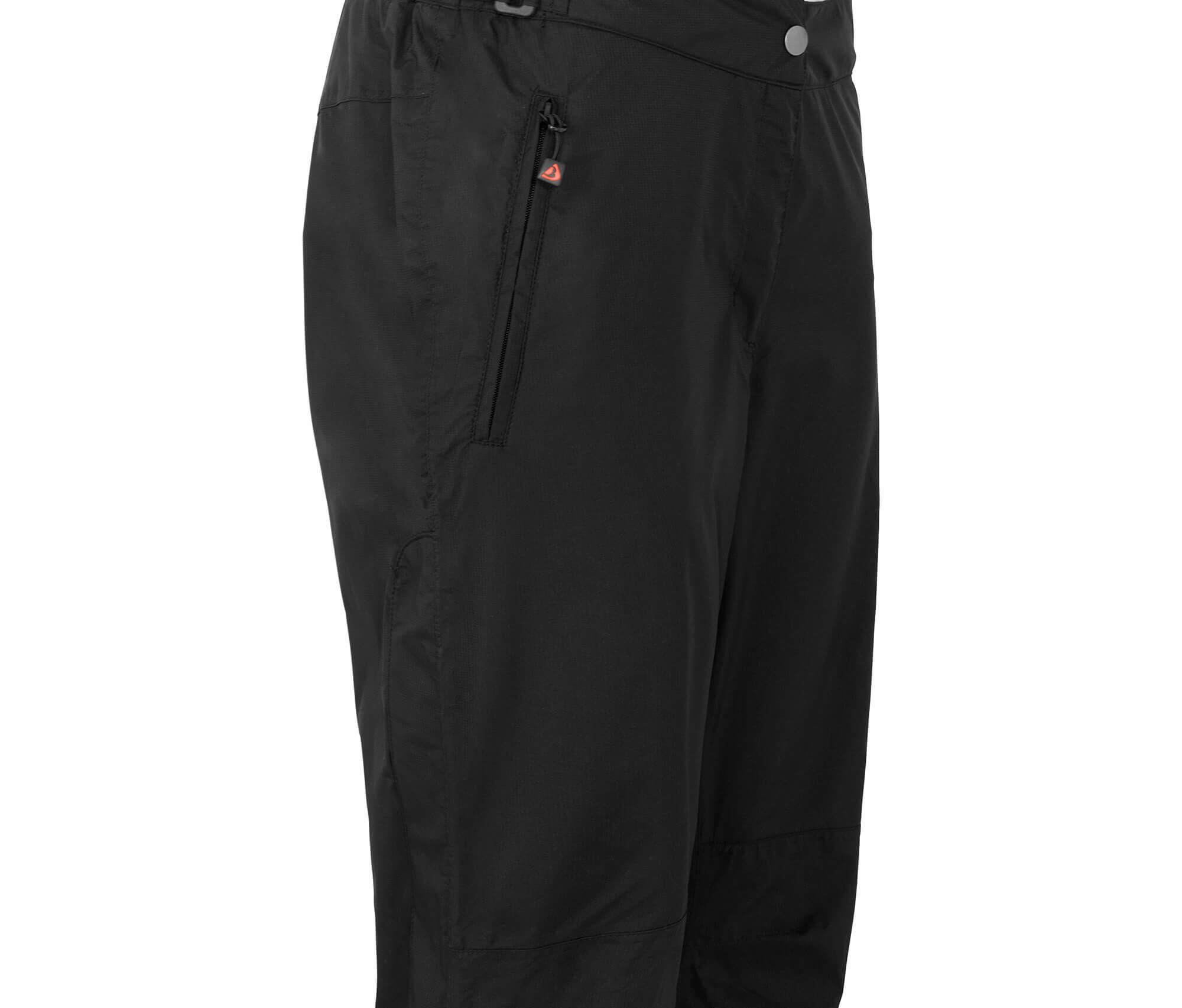 Regenhose Netzfutter, 12000 mm Wassersäule Schwarz 3/4