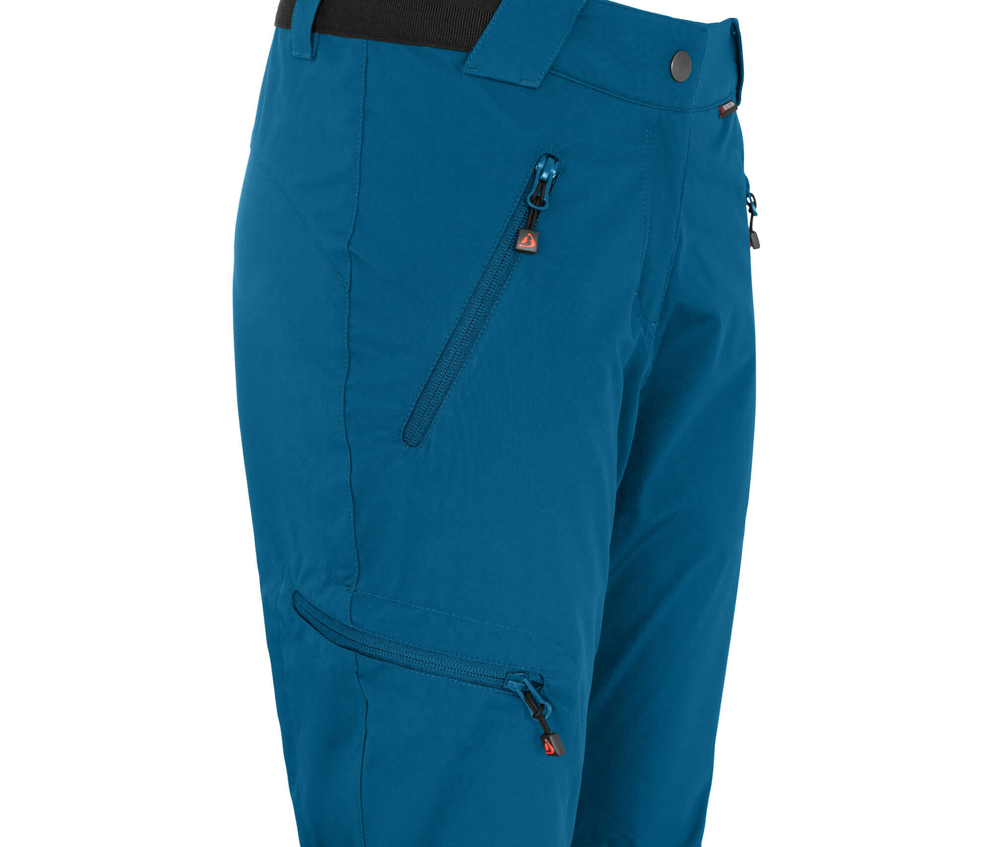 Softshellhose winddicht, strapazierfähig Blau 3/4