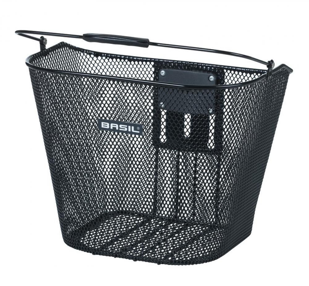 BASIL Fietsmand Bremen Met Baseasy Stemholder 26 X 35 X 29 Cm - Zwart