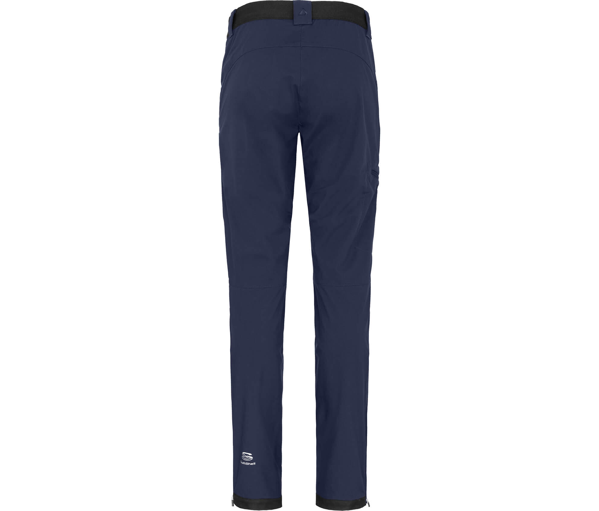 Damen Softshellhose winddicht, strapazierfähig blau 2/4