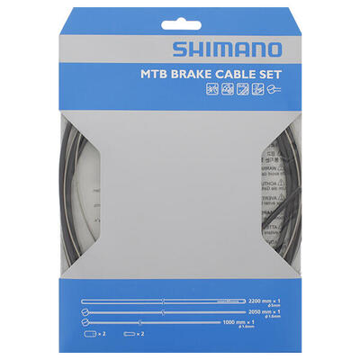 Set di cavi freno con estremità dei cavi e delle guaine in acciaio inox Shimano