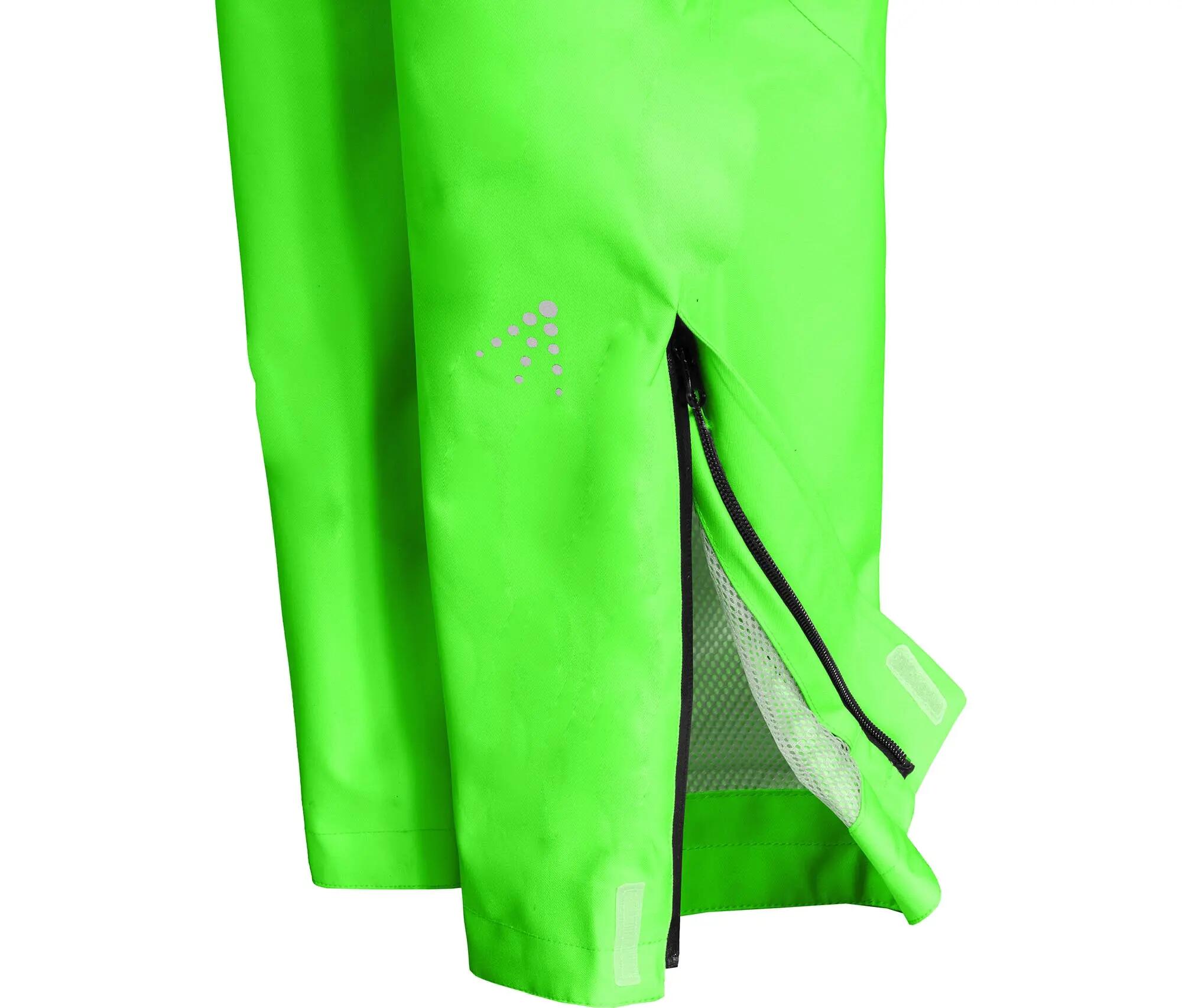 Damen (Über-) Regenhose  recycelt, Netzfutter, 20000 mm Wassersäule Grün 4/4