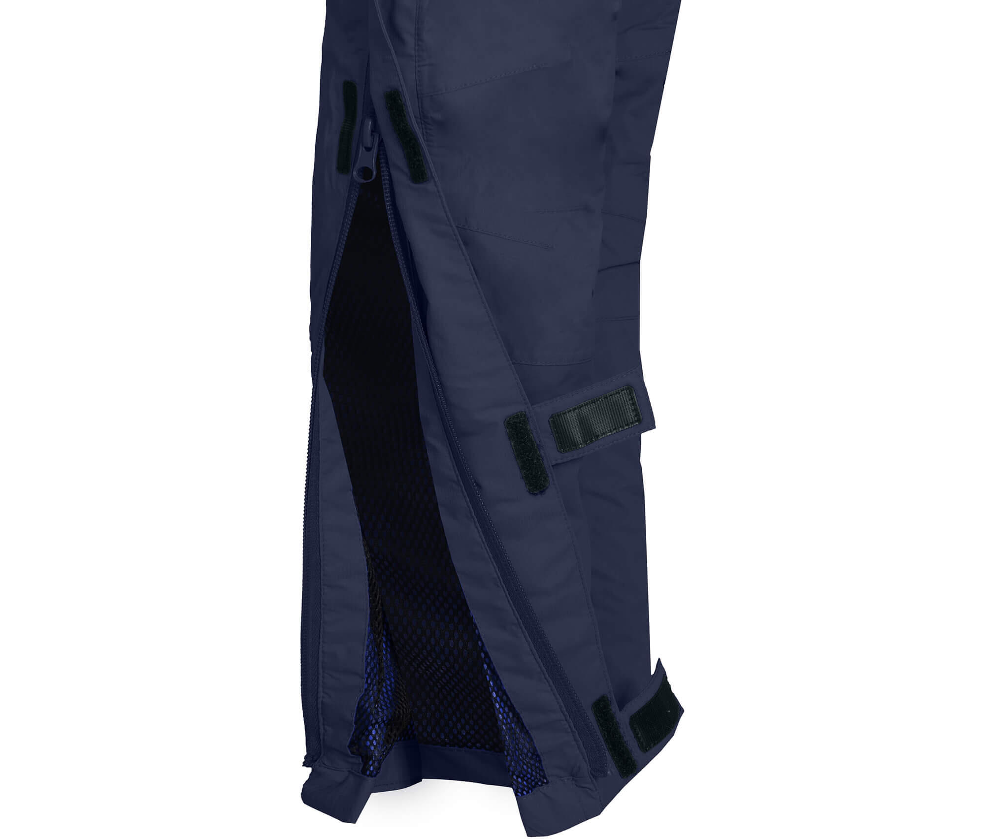 Regenhose leicht wattiert, 12000 mm Wassersäule blau 4/5
