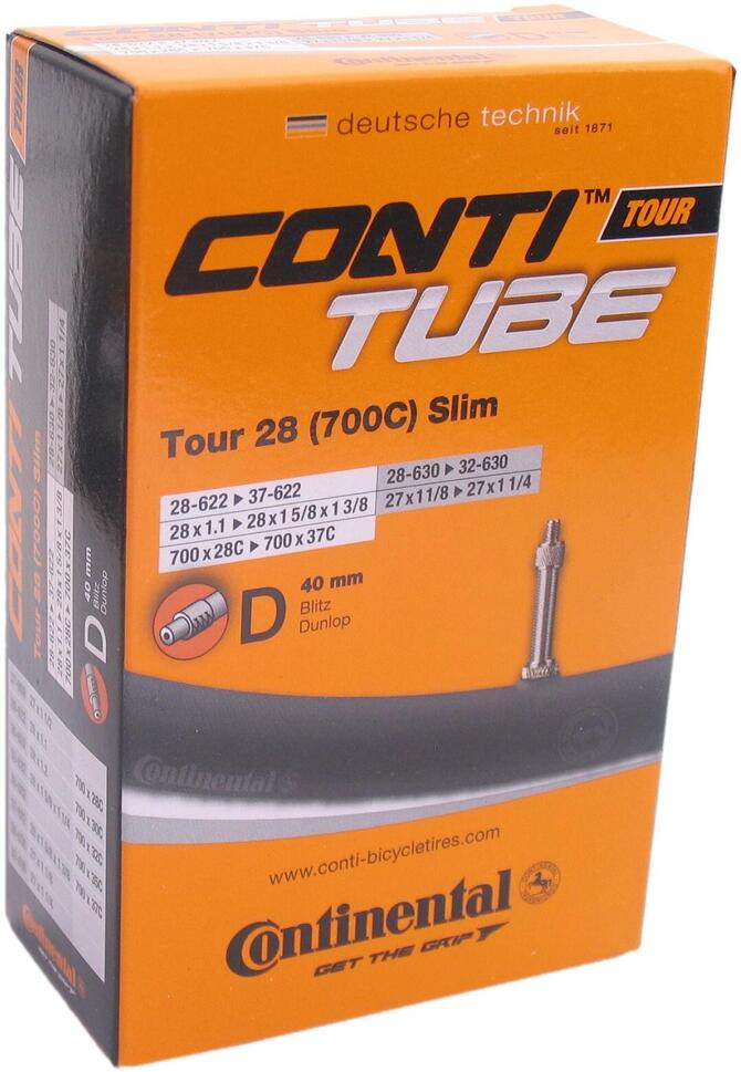 Dętka 28"  Tour Slim - 28-609 ->  37-642- Dv 40Mm Valve