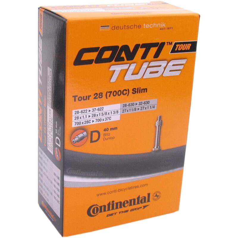Cameră aer Continental Tour Slim 700x28/37C - Autovalvă