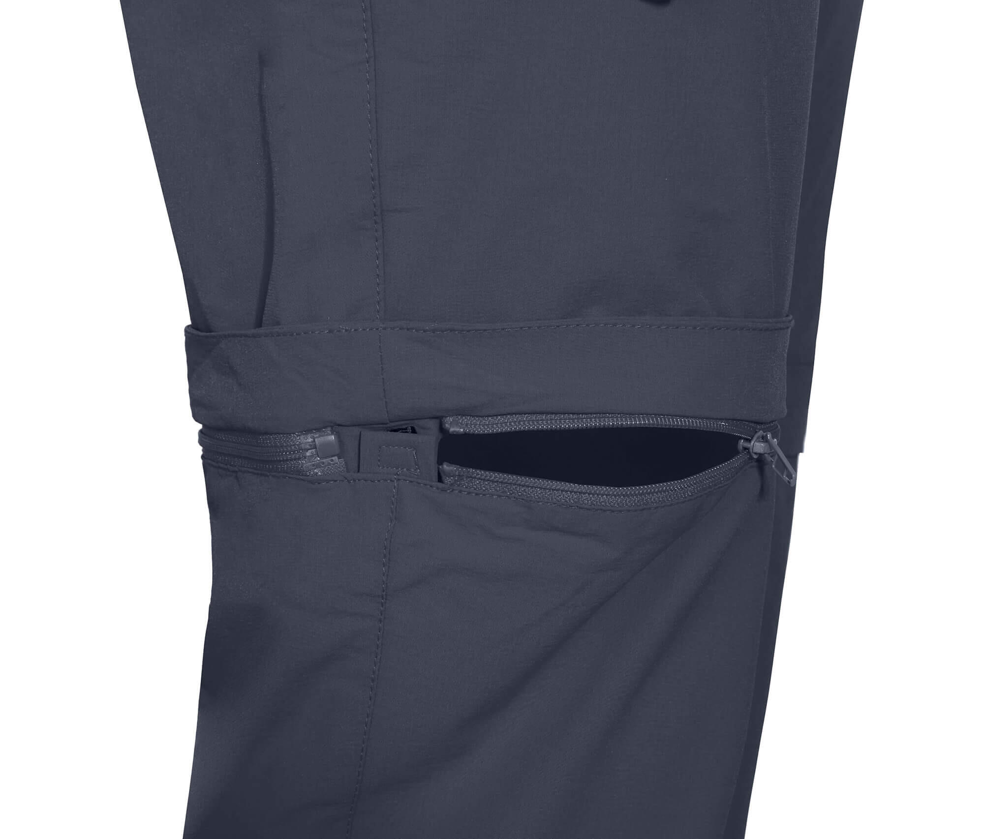 Damen Wanderhose leicht, strapazierfähig Grau 4/6