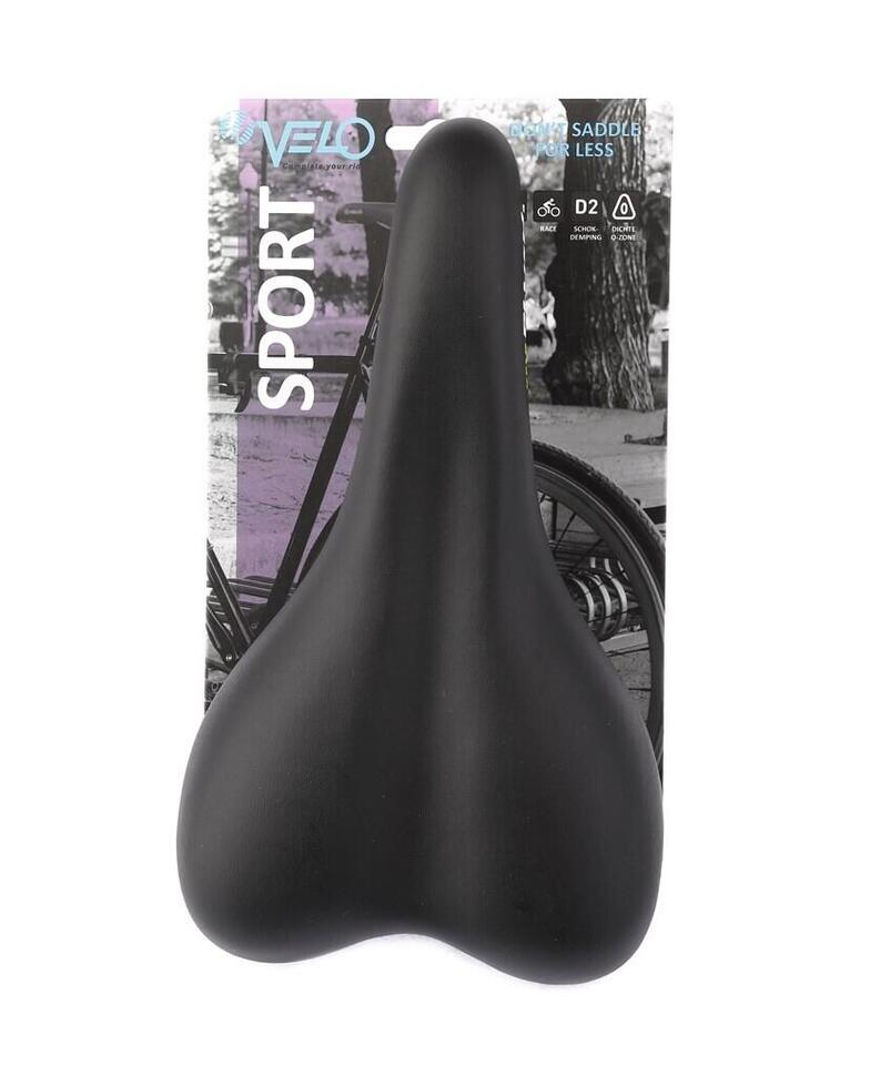 Siodełko Rowerowe Plush Sport Vl-3011 Czarno/Czerwone