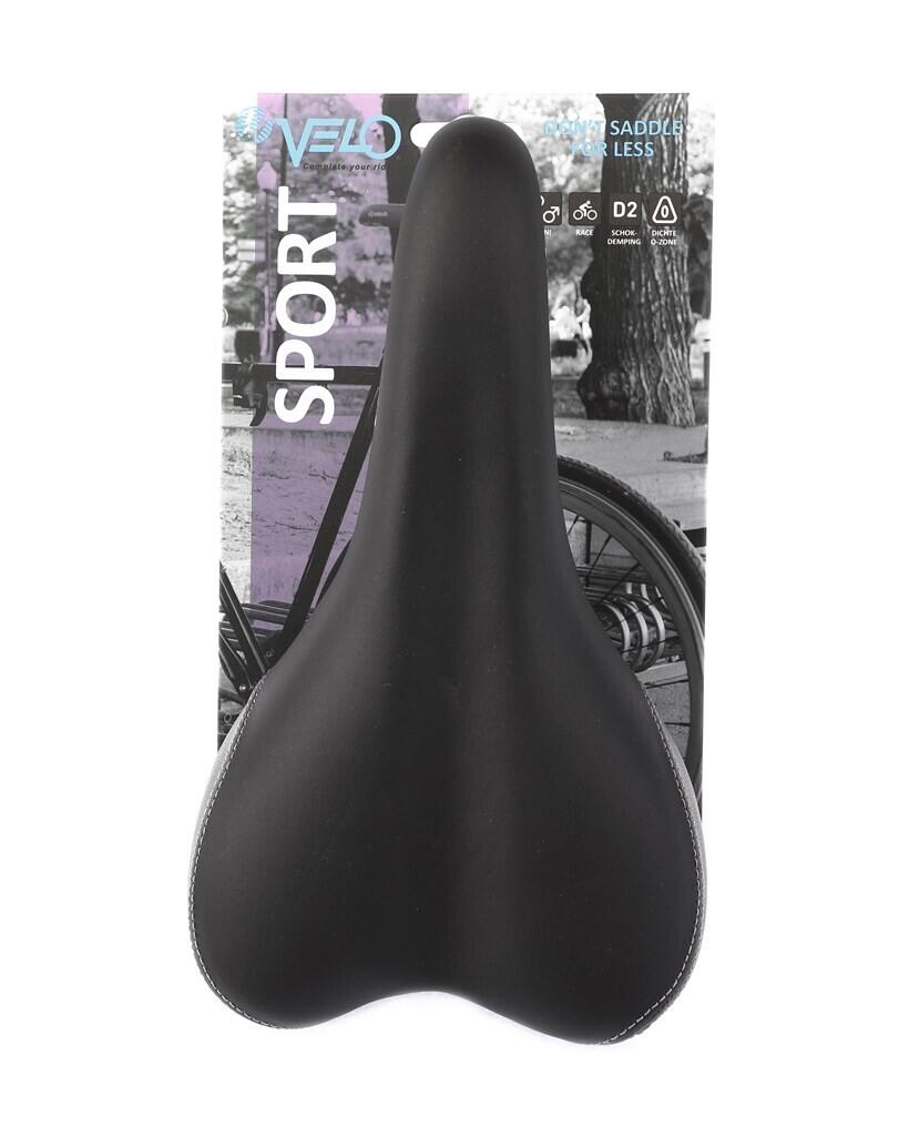 Silla de montar Velo Plush Sport VL-3011 en Negro y Gris 2/3