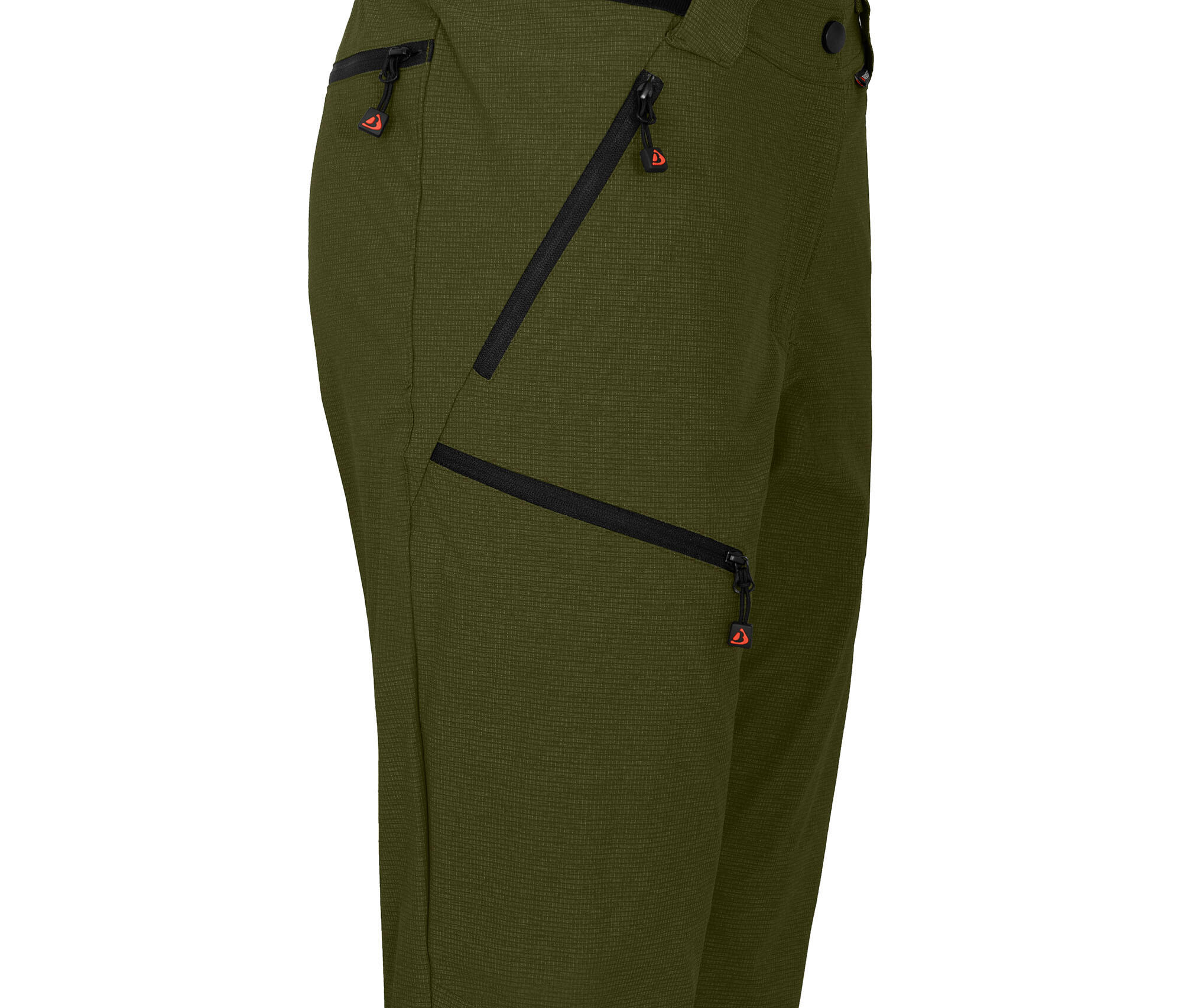 Damen Wanderhose robust, elastisch grün 3/6