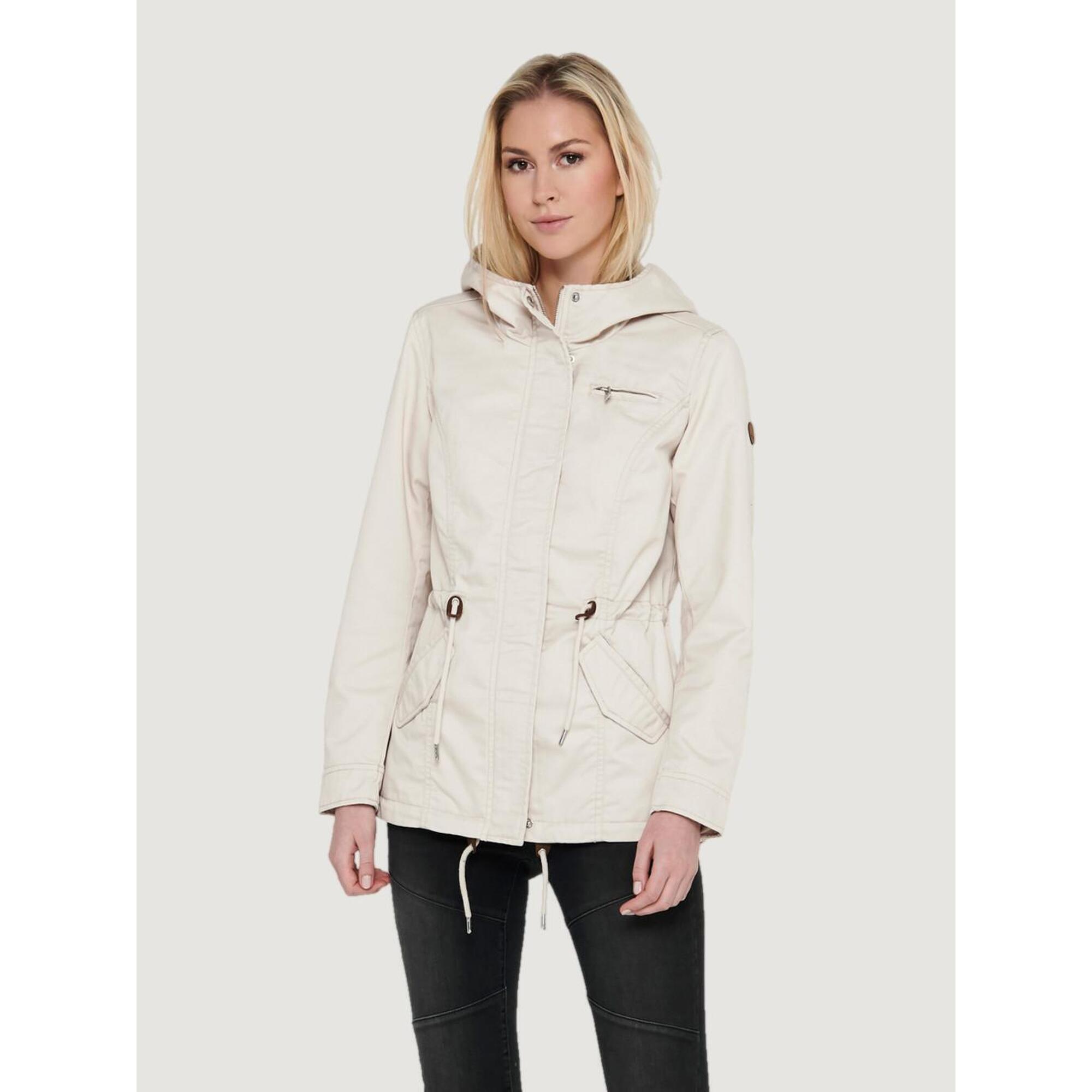 Only - Veste Onllorca Canvas Parka Cc Otw Femme Beige - Veste - Beige - Decathlon