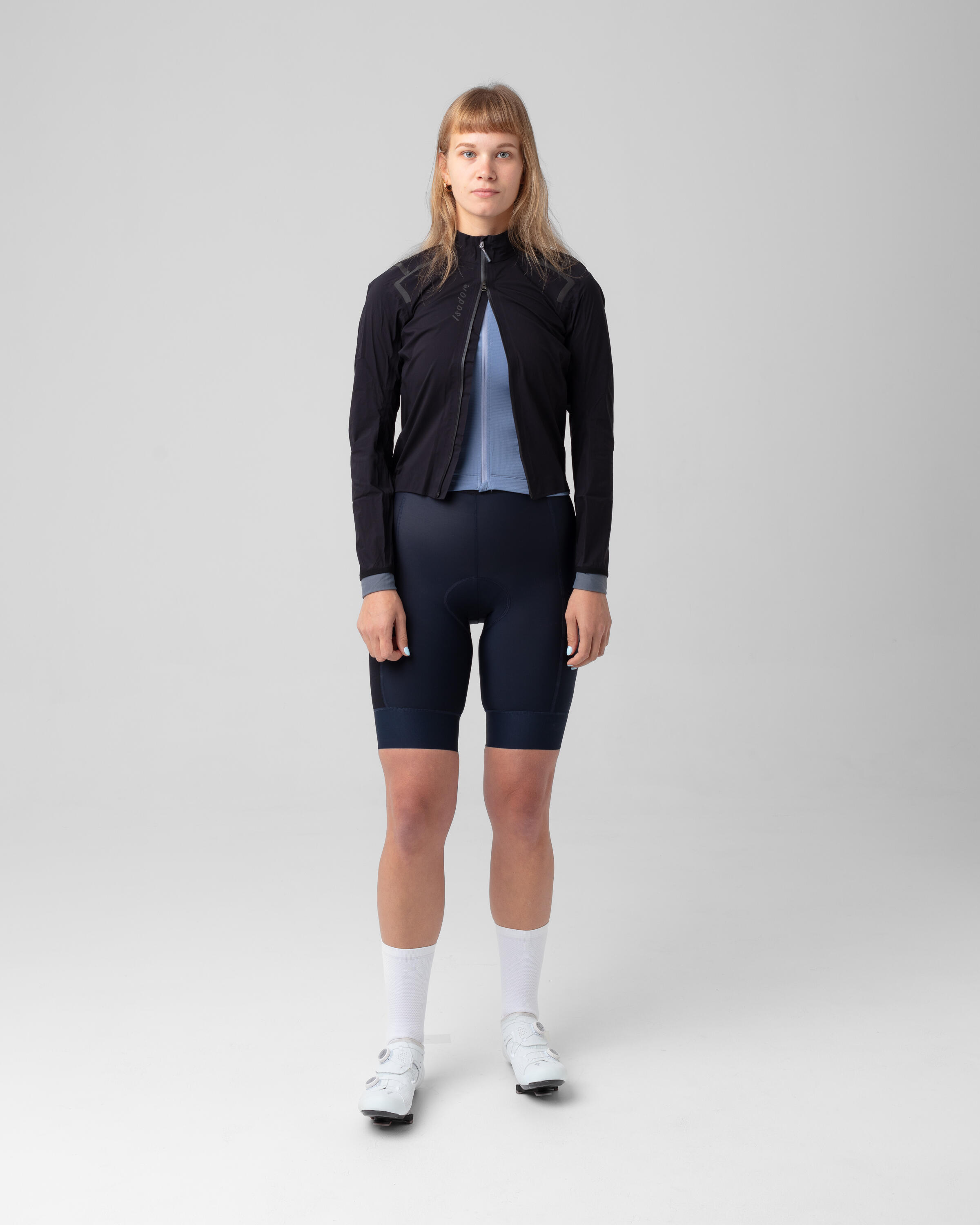 Dames Regenjas Antraciet 3/6