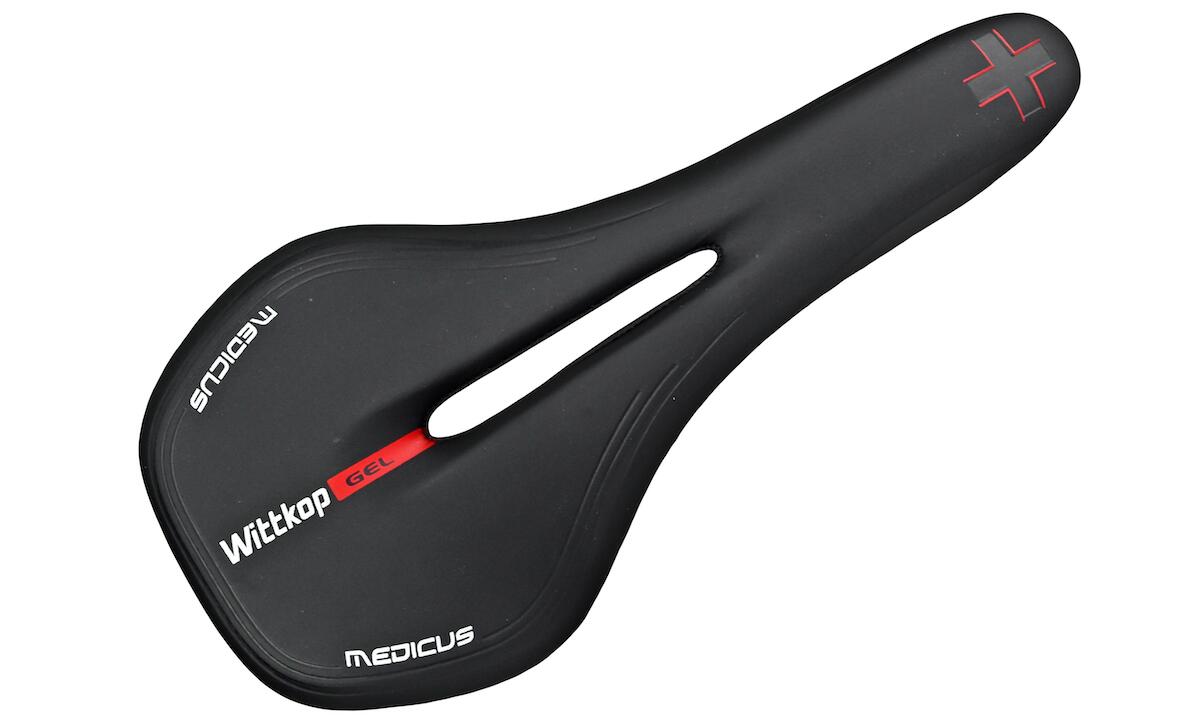 WITTKOP Wittkop Twin Medicus 7.0 — Sella Gel per MTB e Bici da Corsa, Apertura Anatomica