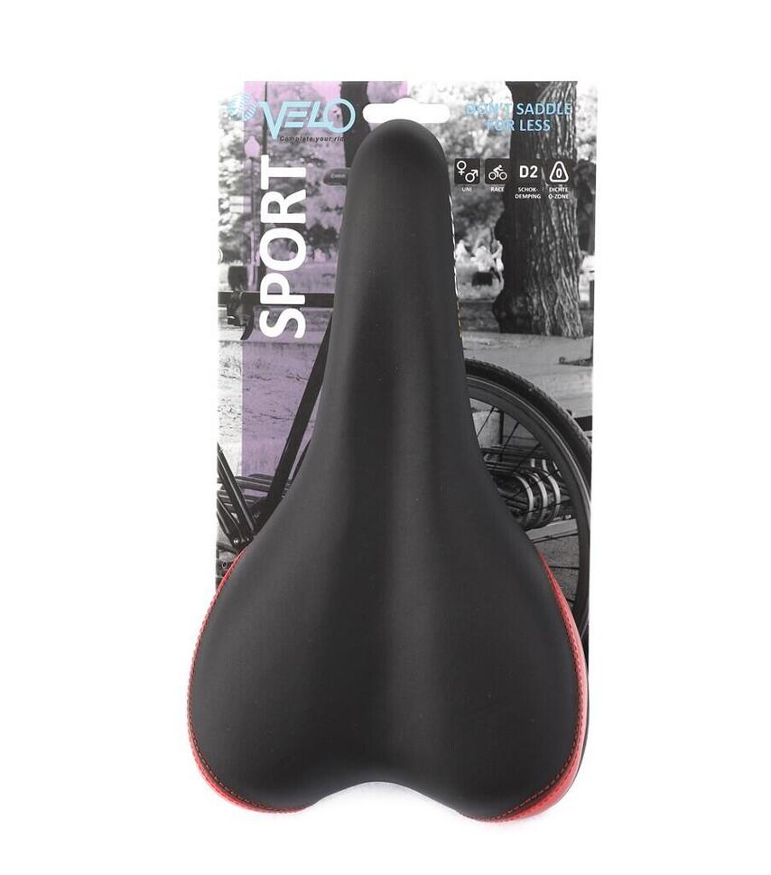 Siodełko Rowerowe Plush Sport Vl-3011 Czarne